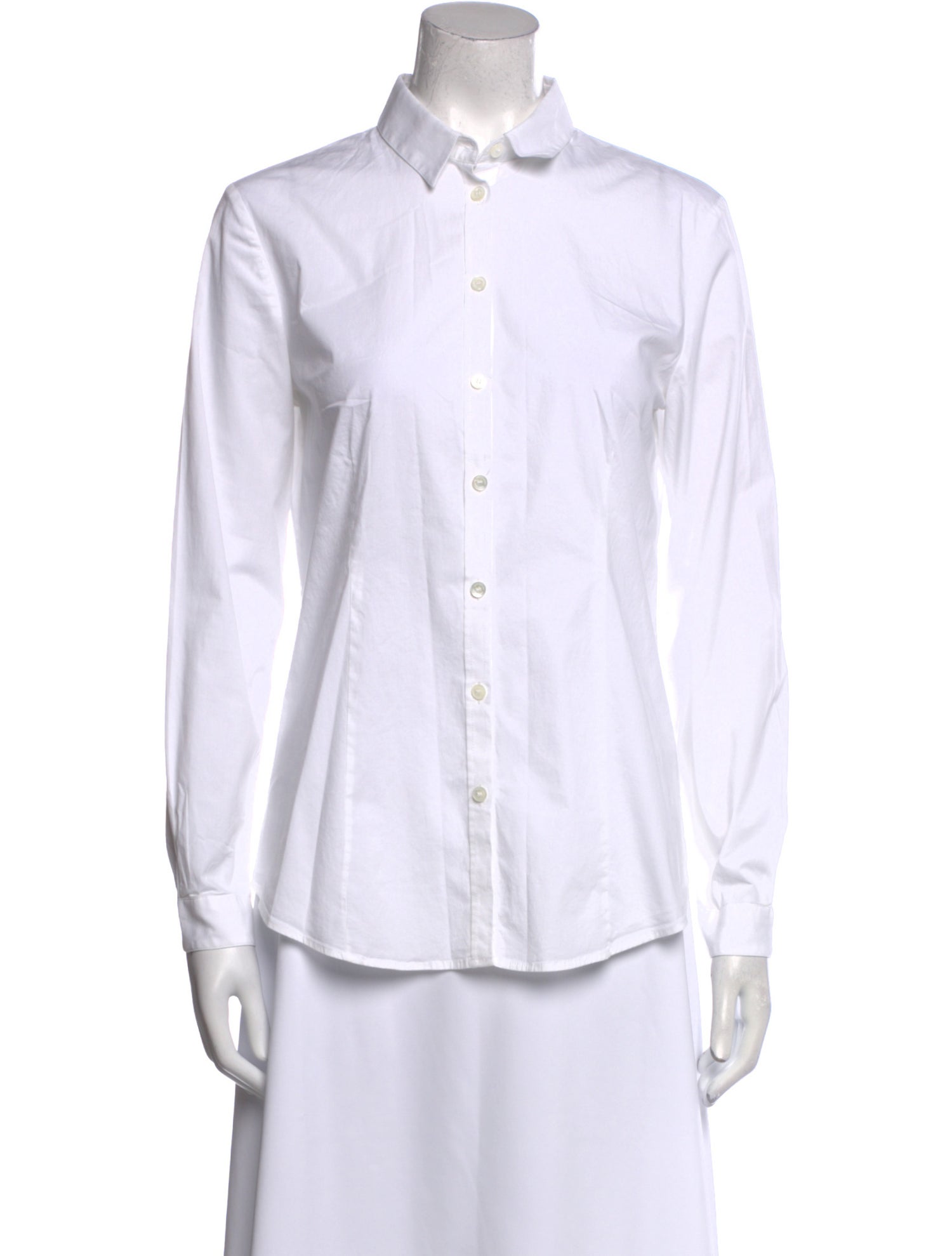Burberry London Long Sleeve Button-Up Top