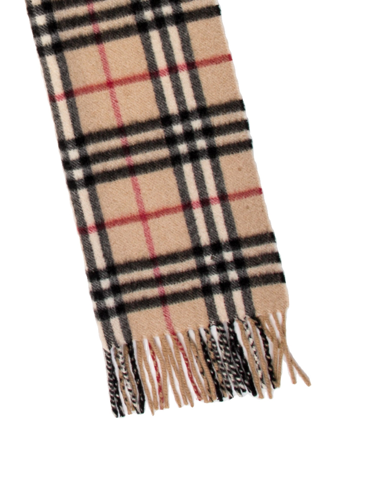 Burberry London Cashmere House Check Pattern Scarf