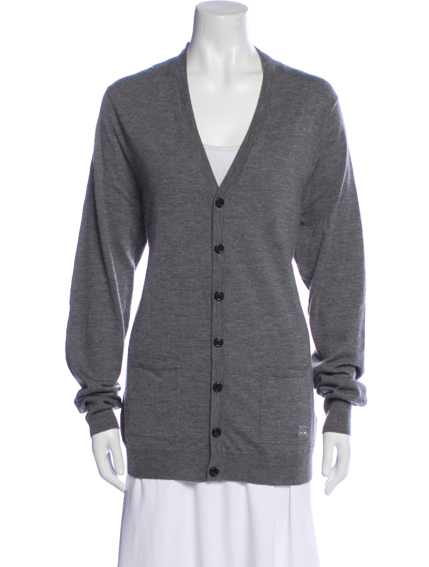 Burberry London Cashmere V-Neck Cardigan