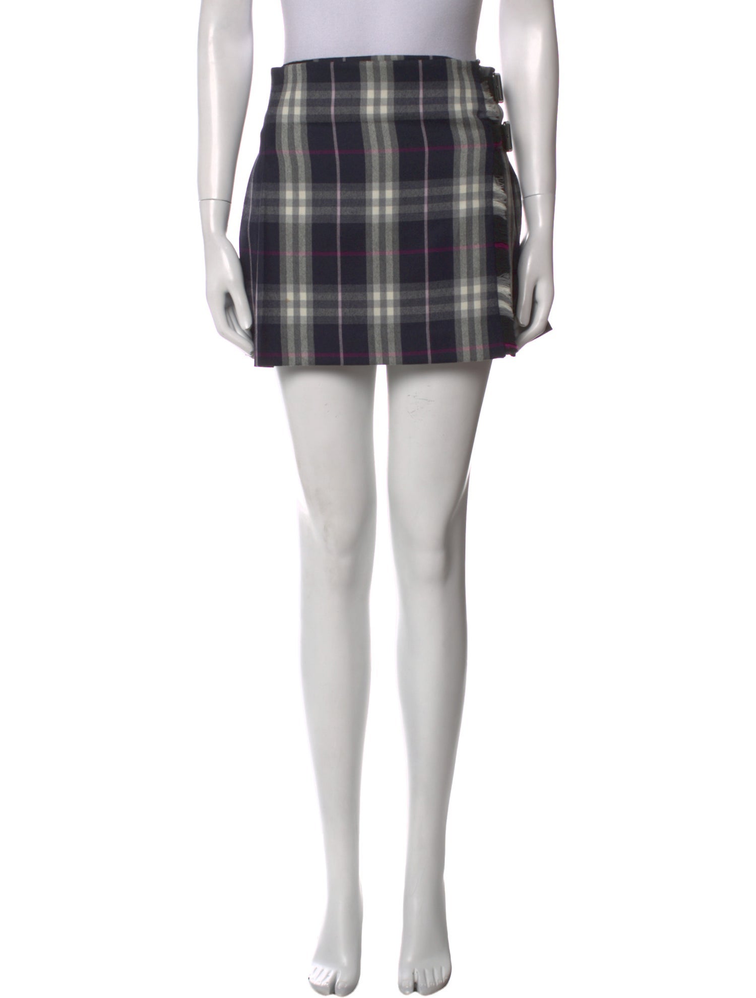 Burberry London Wool Mini Skirt