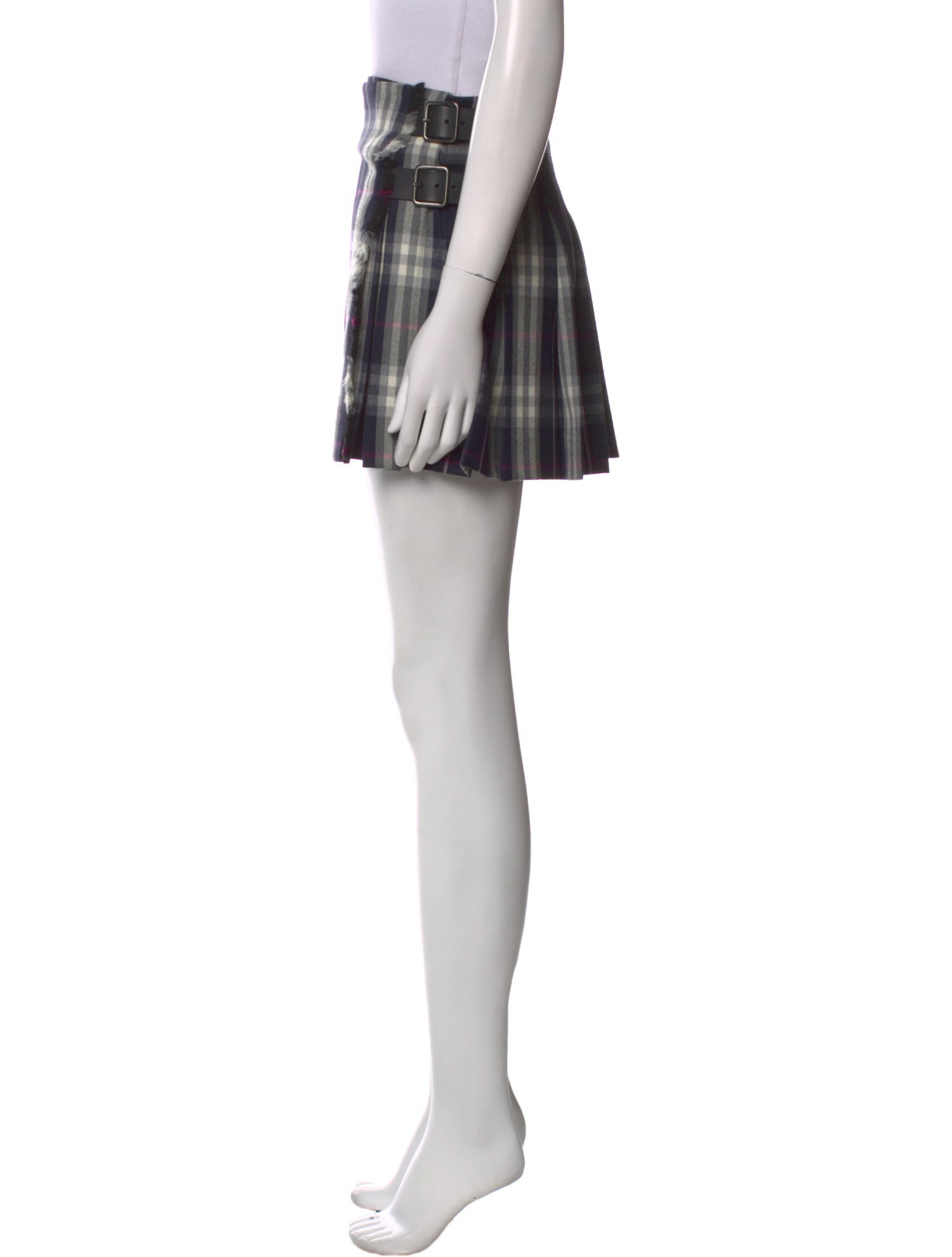 Burberry London Wool Mini Skirt