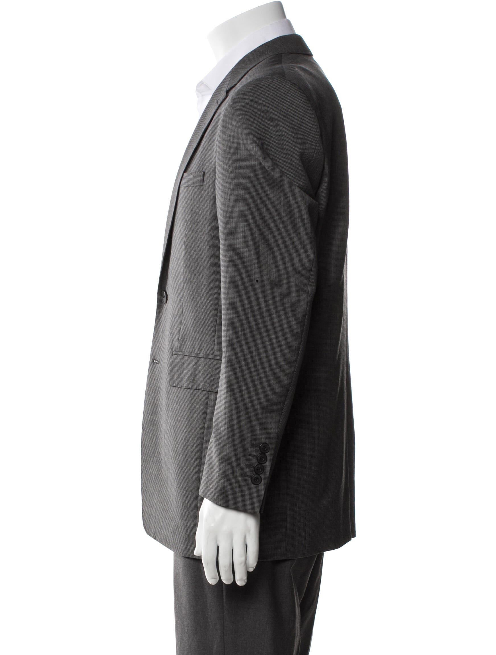 Burberry London Mens Suit Blazer w/ Notched Lapels