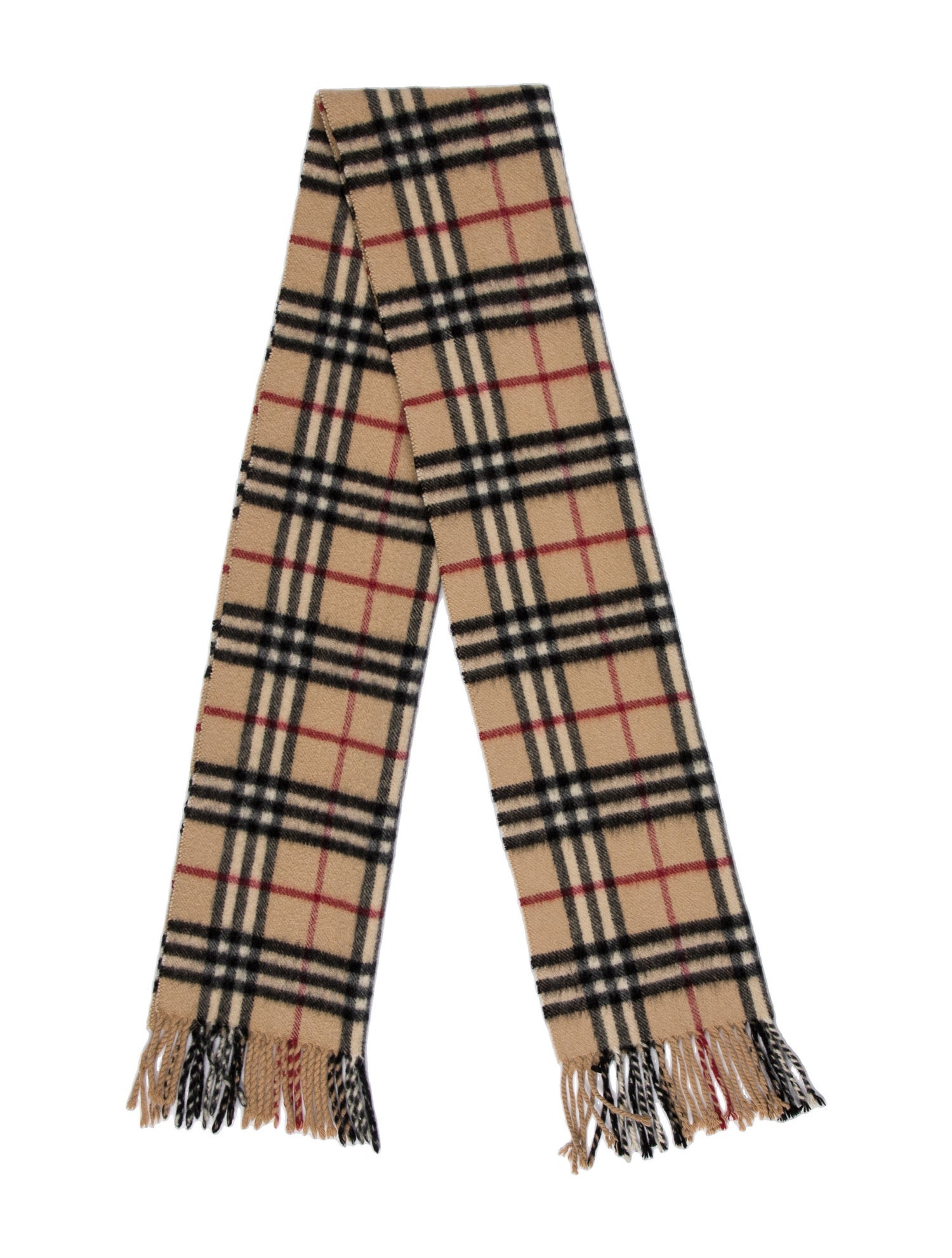 Burberry London Cashmere House Check Pattern Scarf