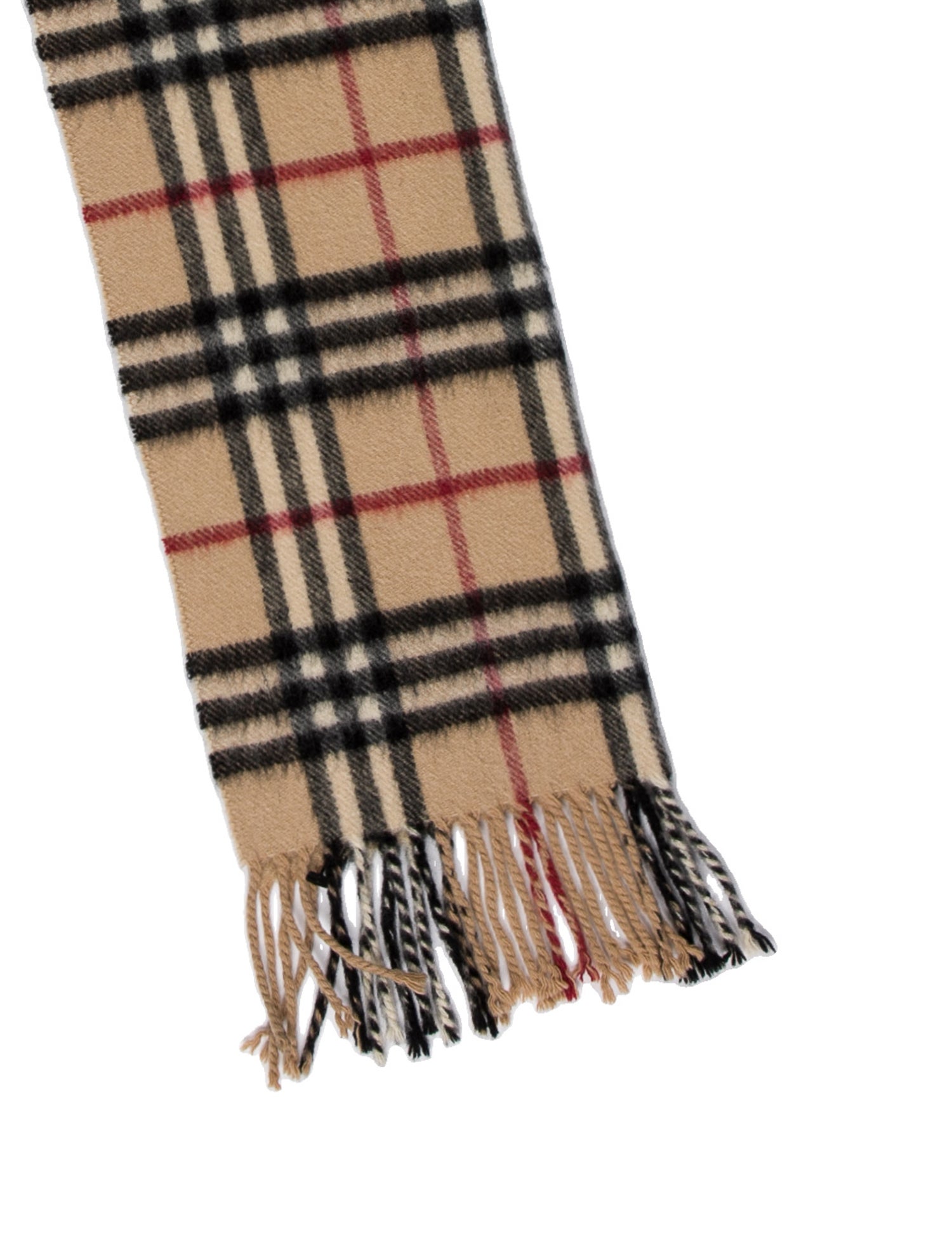 Burberry London Cashmere House Check Pattern Scarf