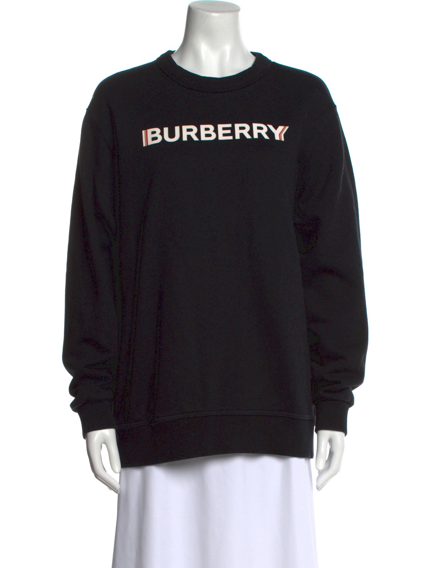 Burberry London Graphic Print Crew Neck Sweatshirt