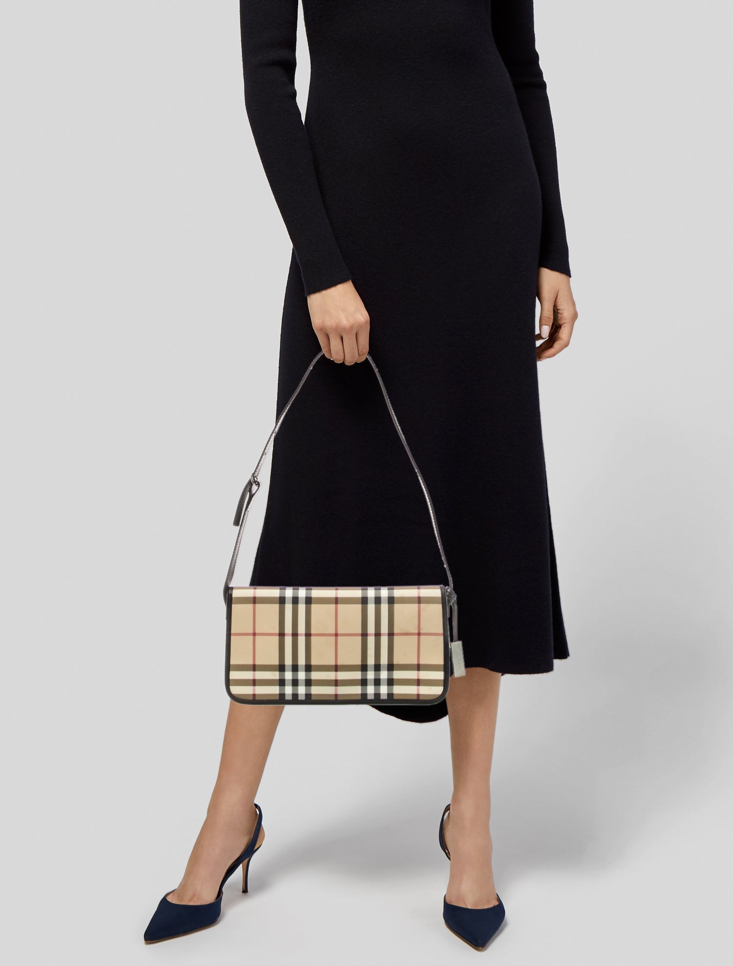 Burberry London Nova Check Shoulder Bag