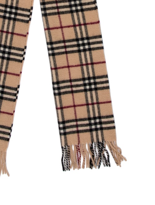 Burberry London Lambswool Nova Check Pattern Scarf