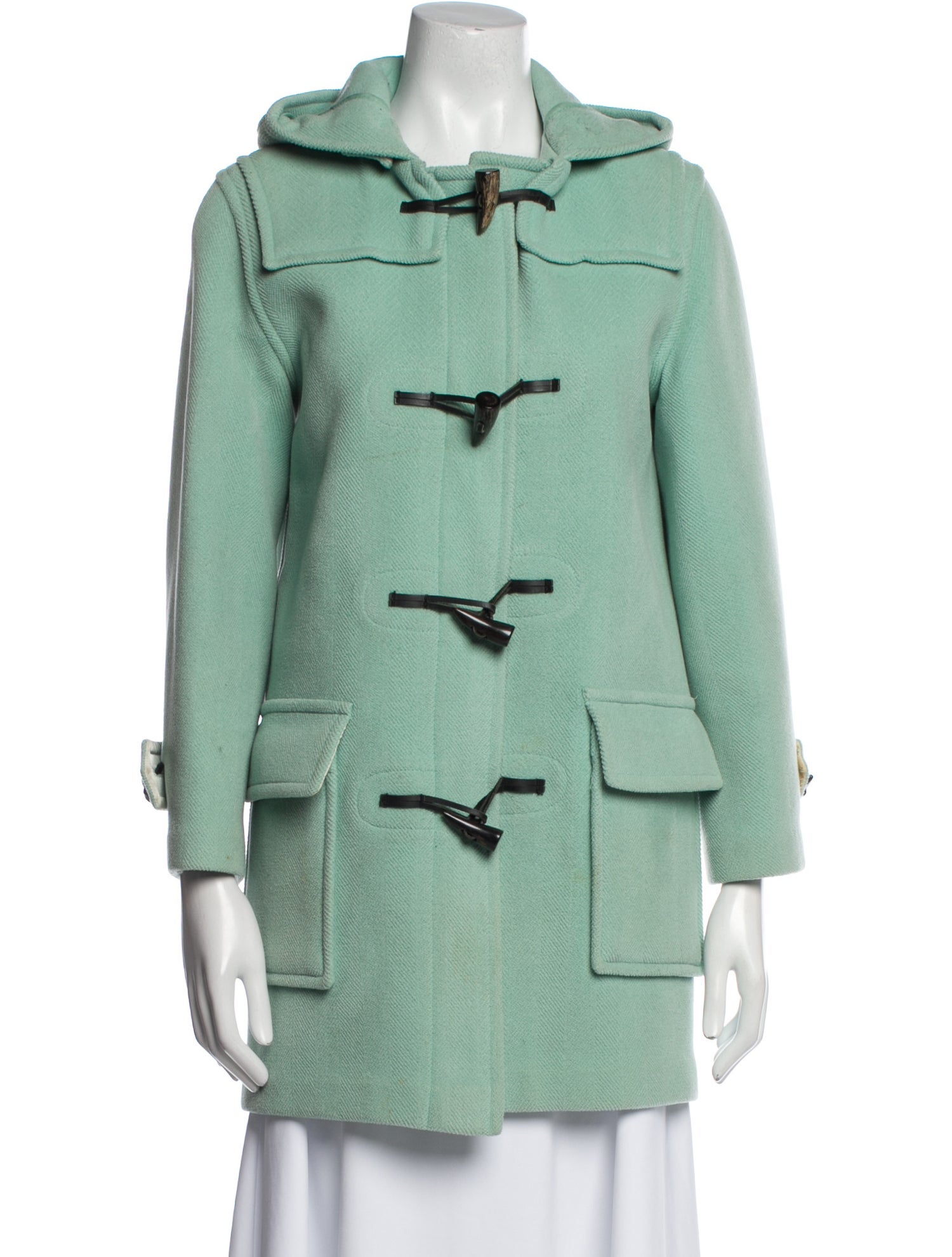 Burberry London Wool Printed Coat