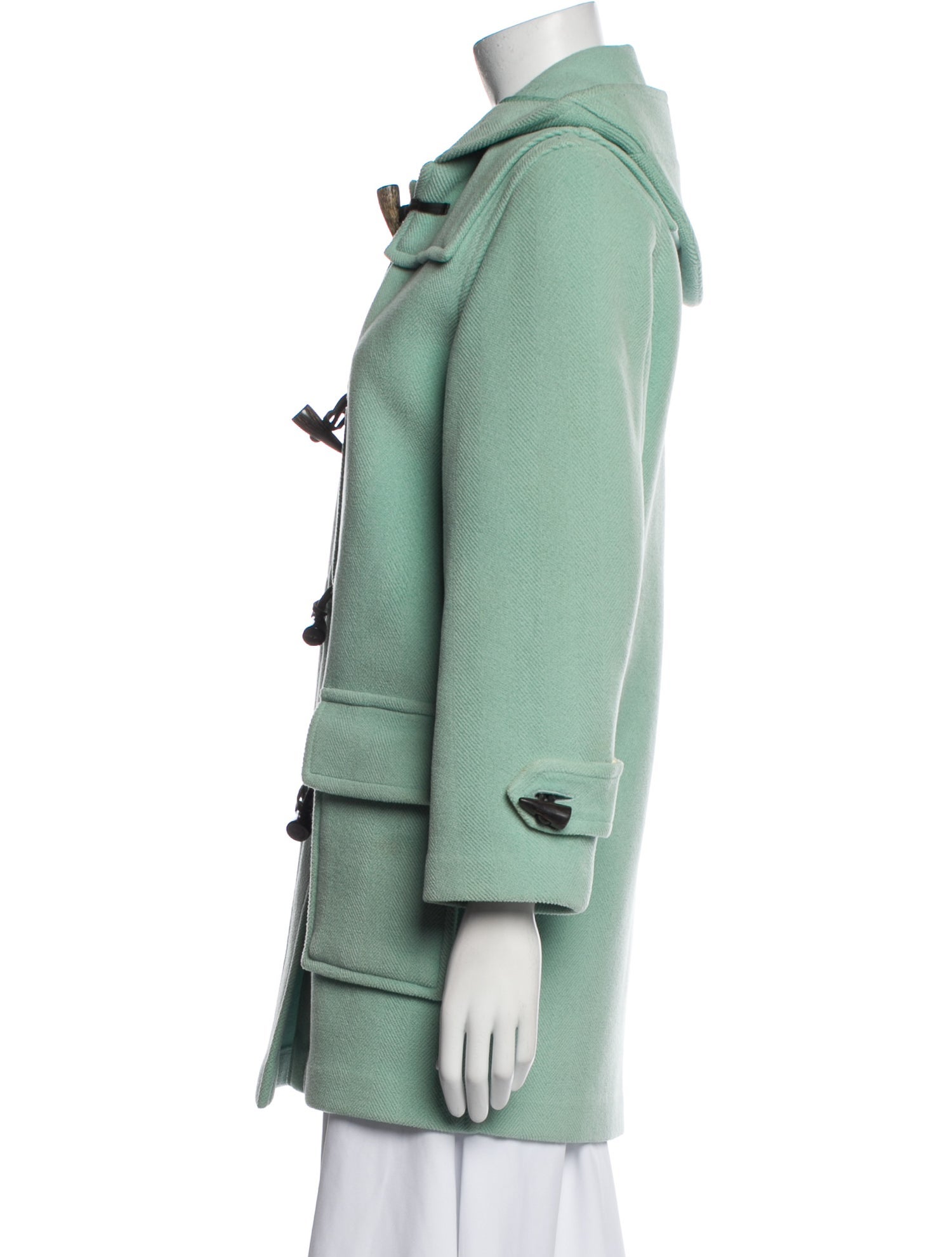 Burberry London Wool Printed Coat