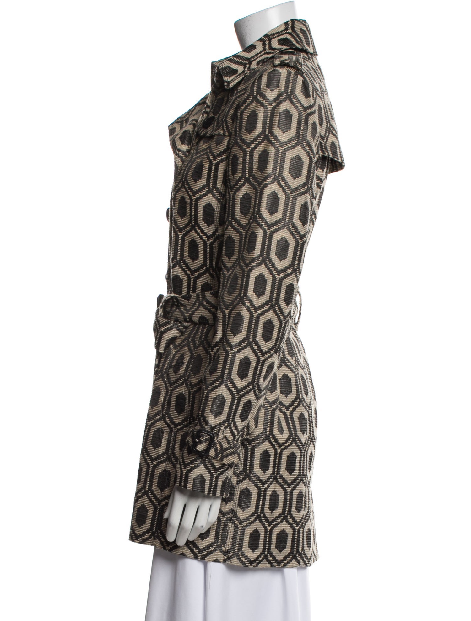 Burberry London Printed Trench Coat