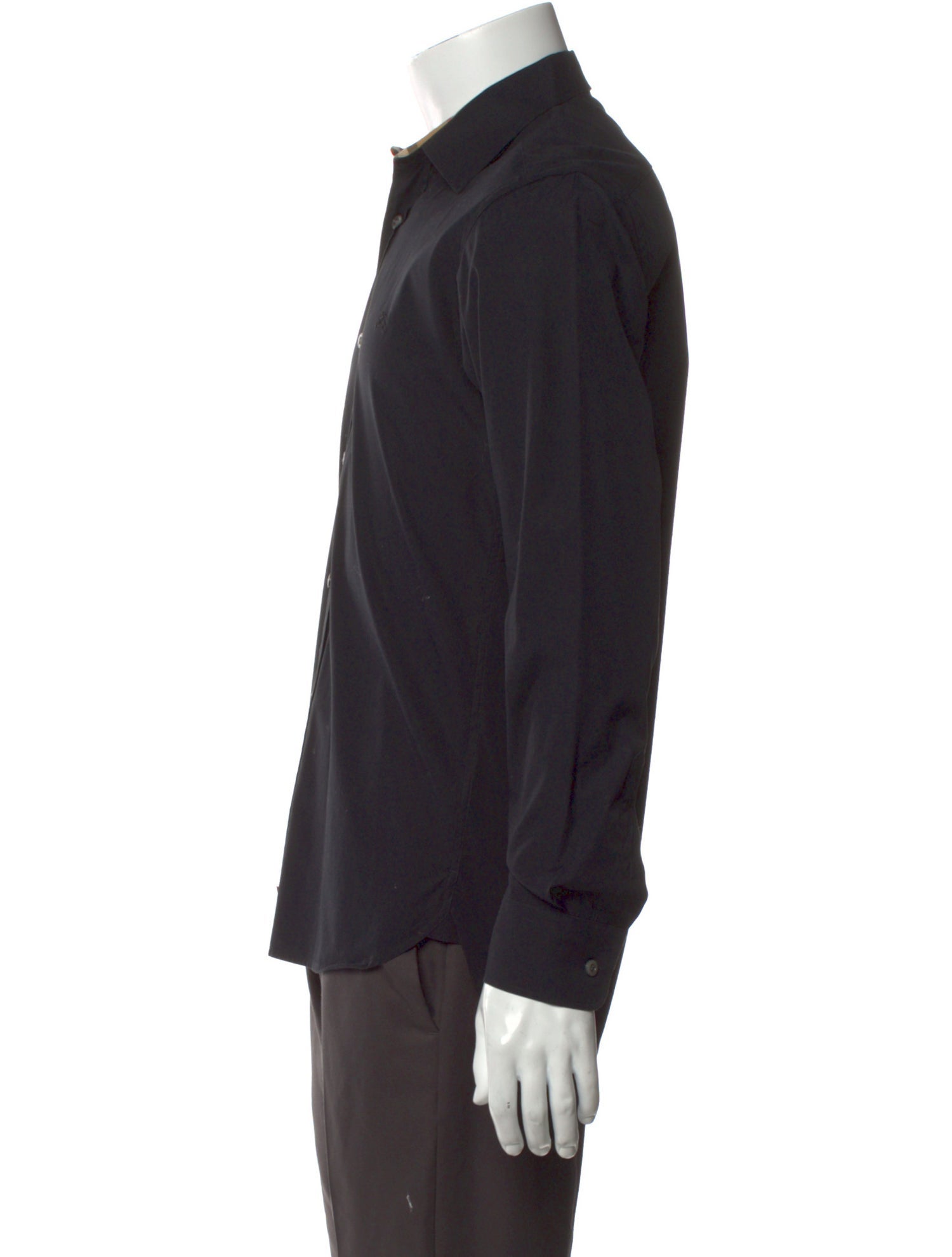 Burberry London House Check Pattern Long Sleeve Shirt