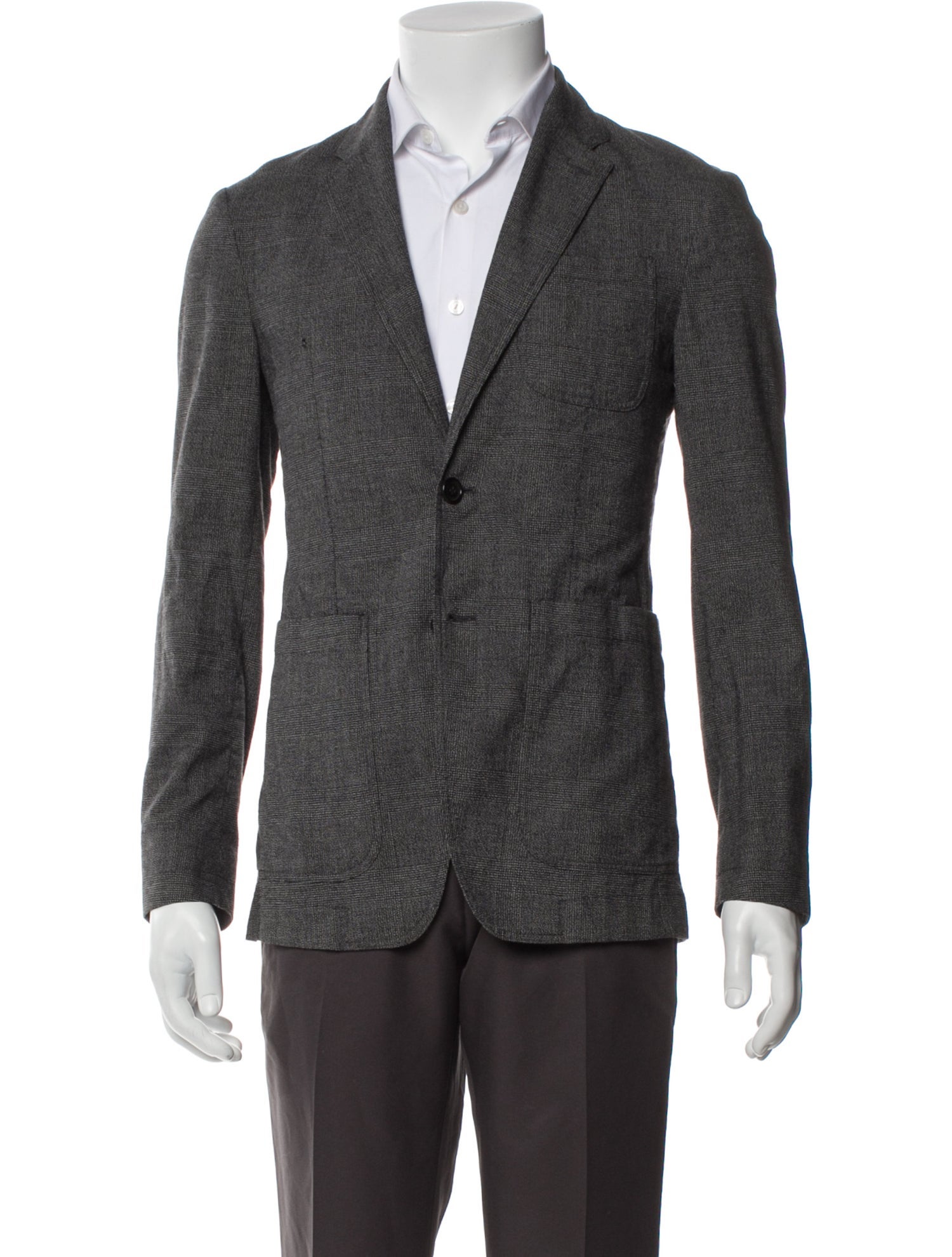 Burberry London Nova Check Pattern Peacoat