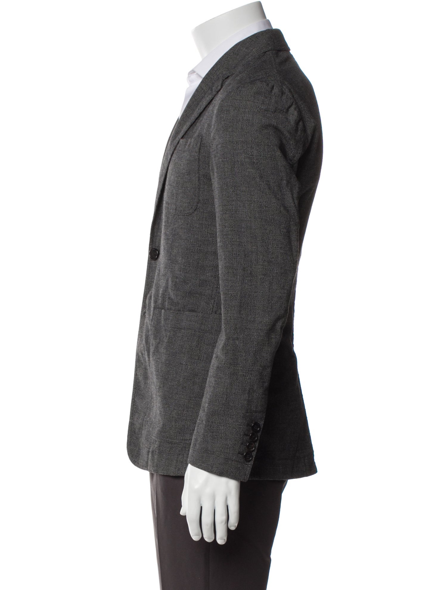 Burberry London Nova Check Pattern Peacoat