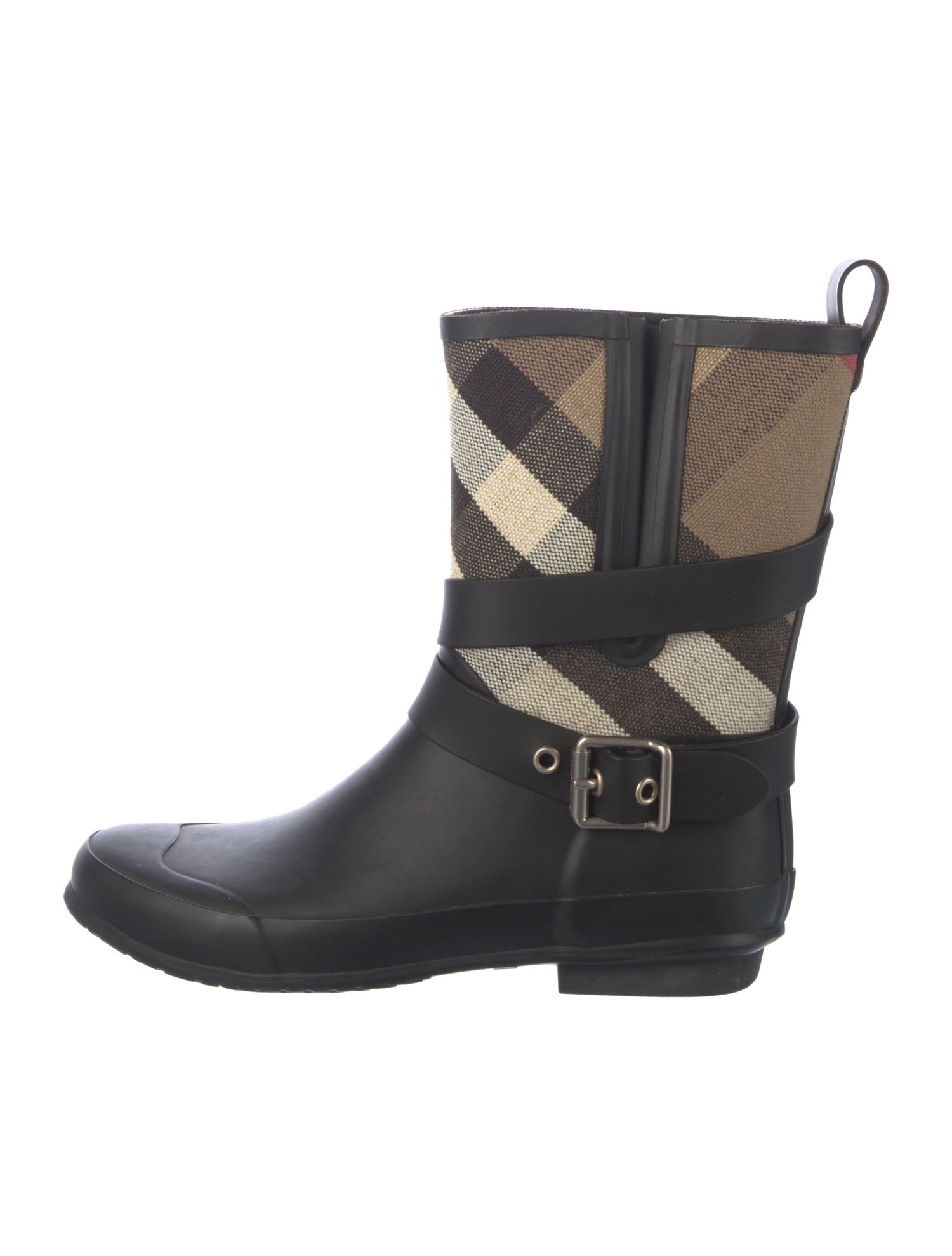Burberry London Rubber Printed Rain Boots
