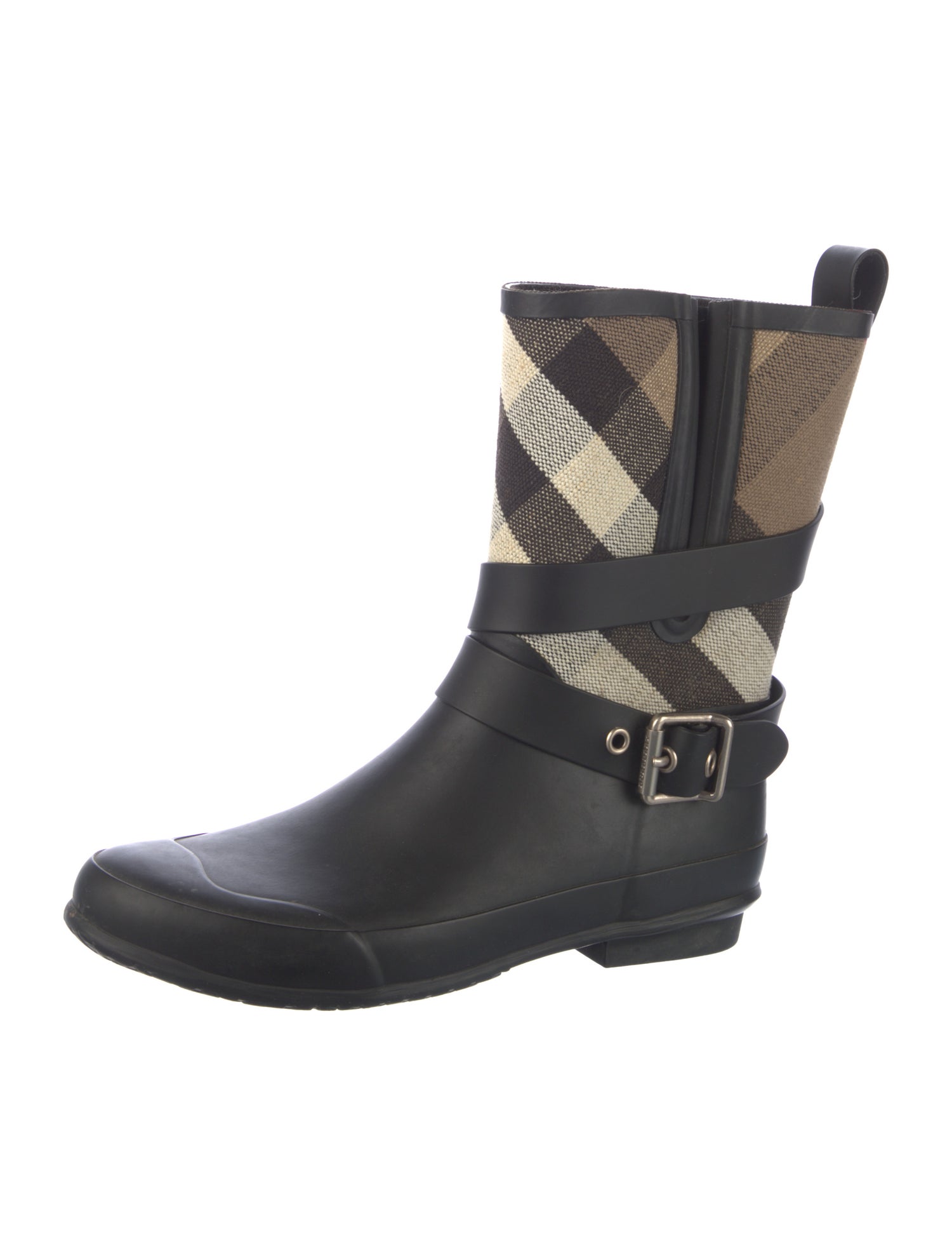 Burberry London Rubber Printed Rain Boots