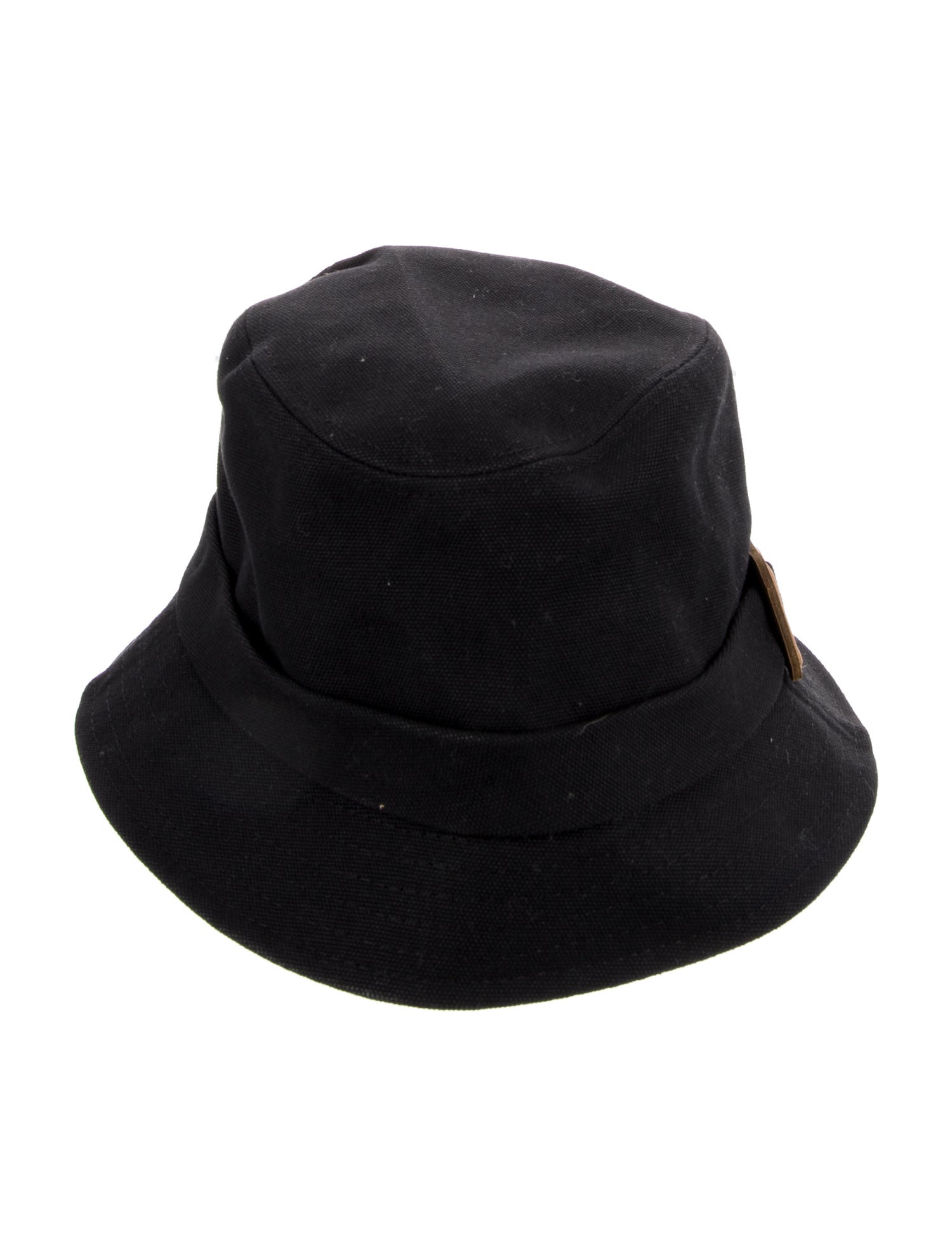 Burberry London Solid Canvas Bucket Hat