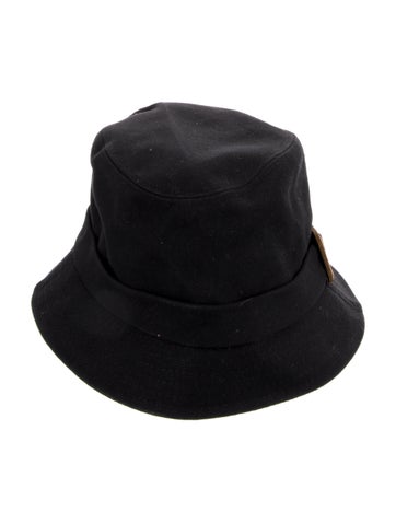Burberry London Hats Solid Canvas Bucket Hat