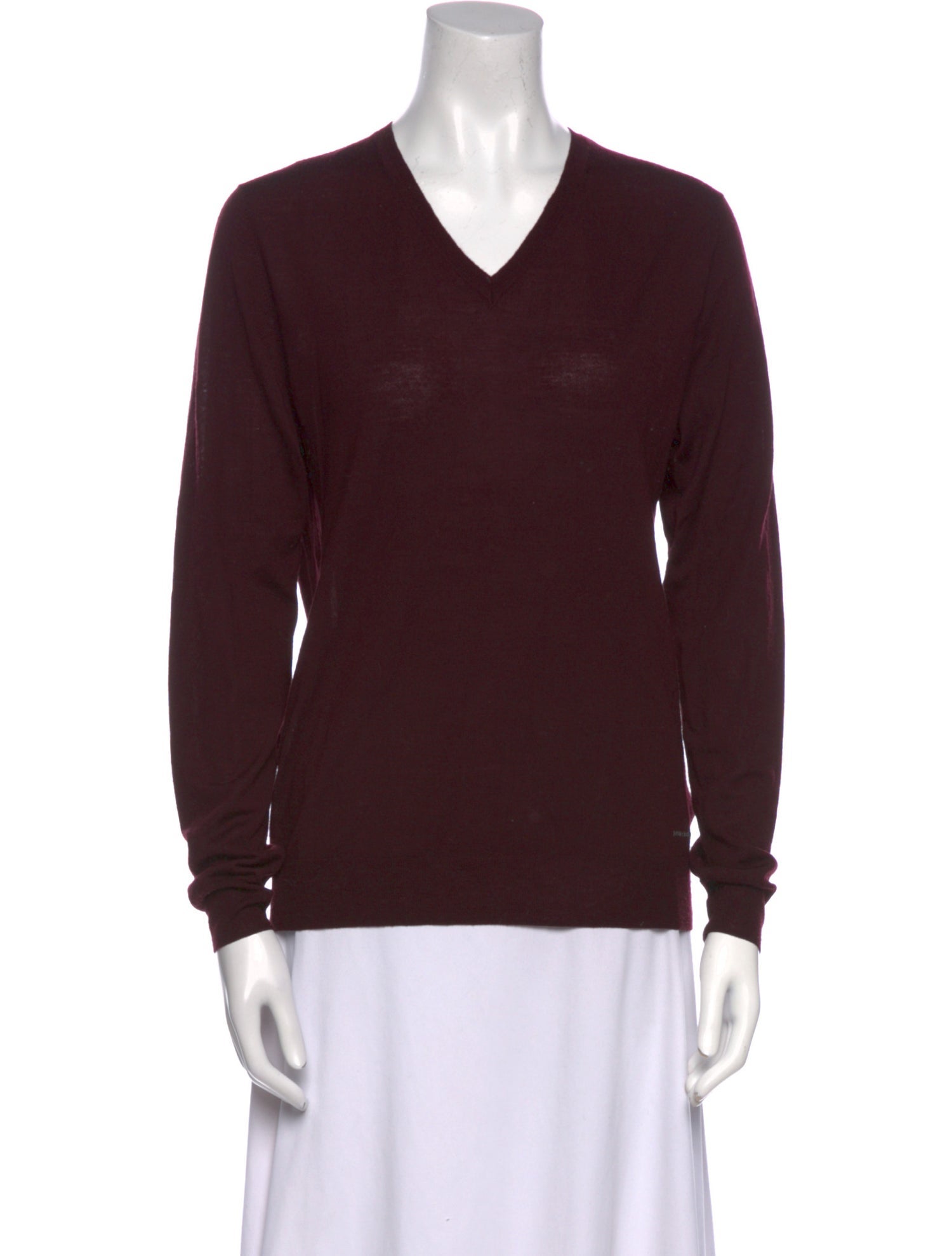 Burberry London Merino Wool V-Neck Sweater