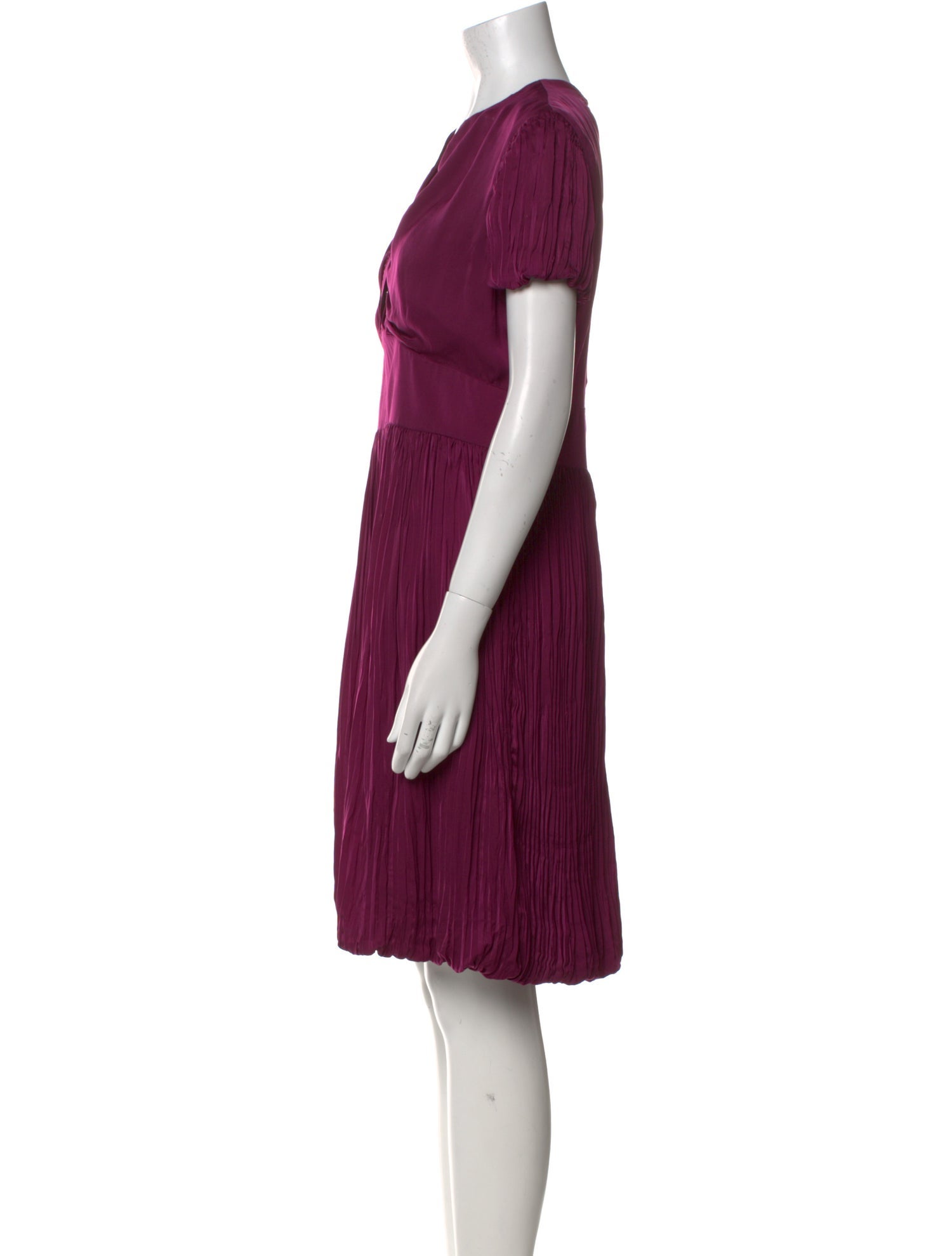 Burberry London Crew Neck Knee-Length Dress