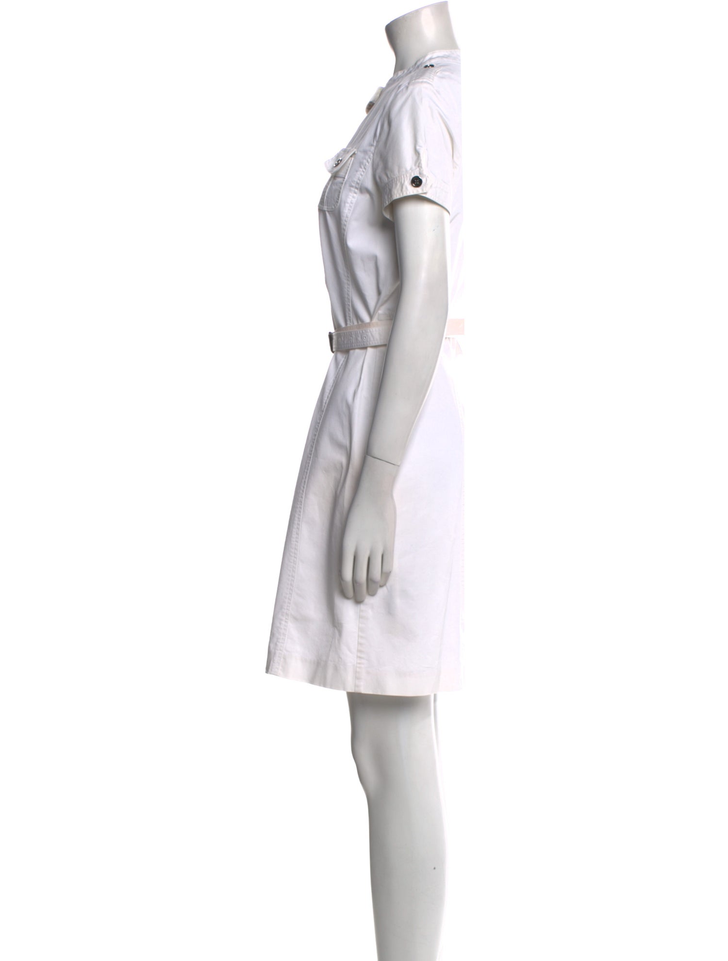 Burberry London Mock Neck Mini Dress