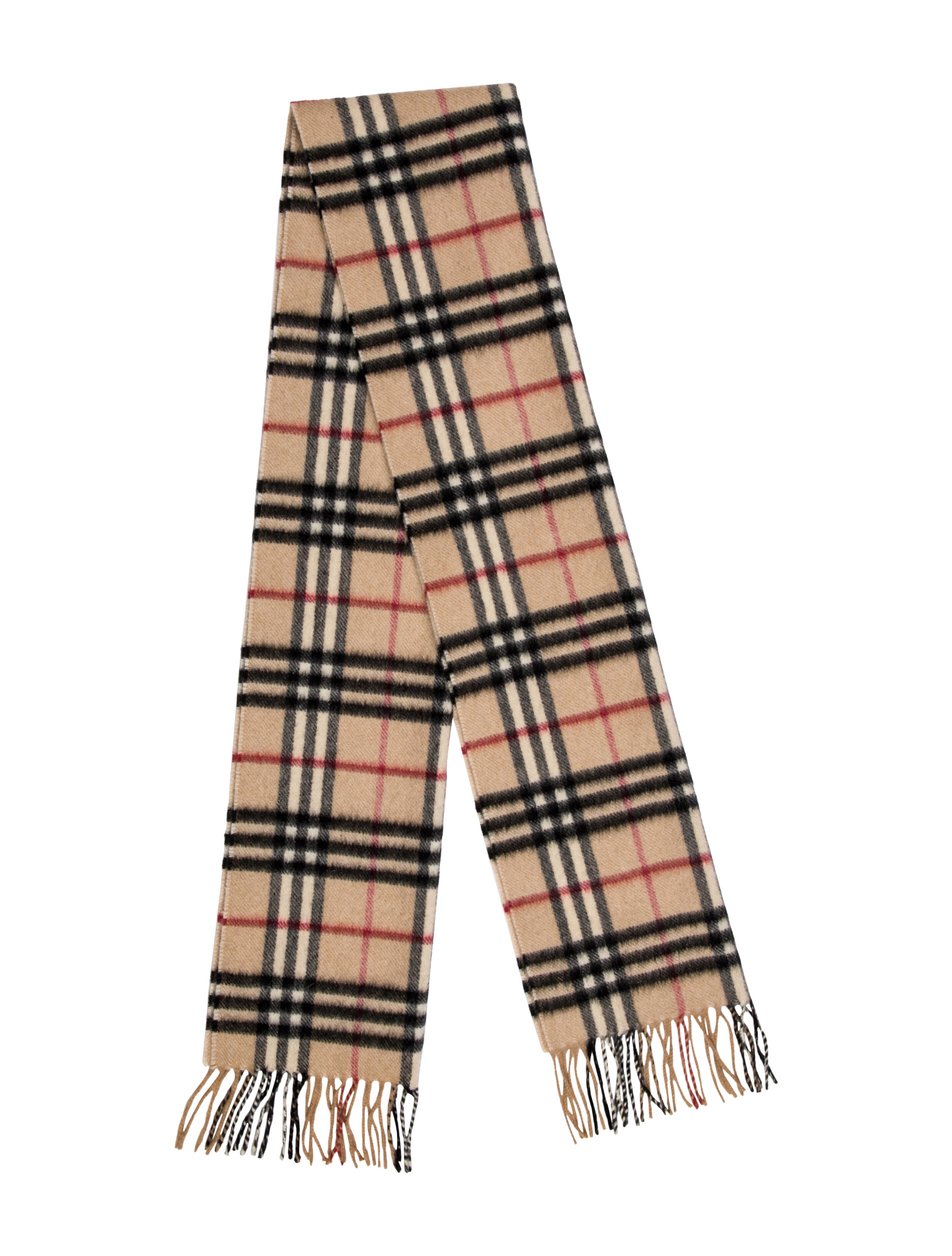 Burberry London Cashmere Striped Scarf