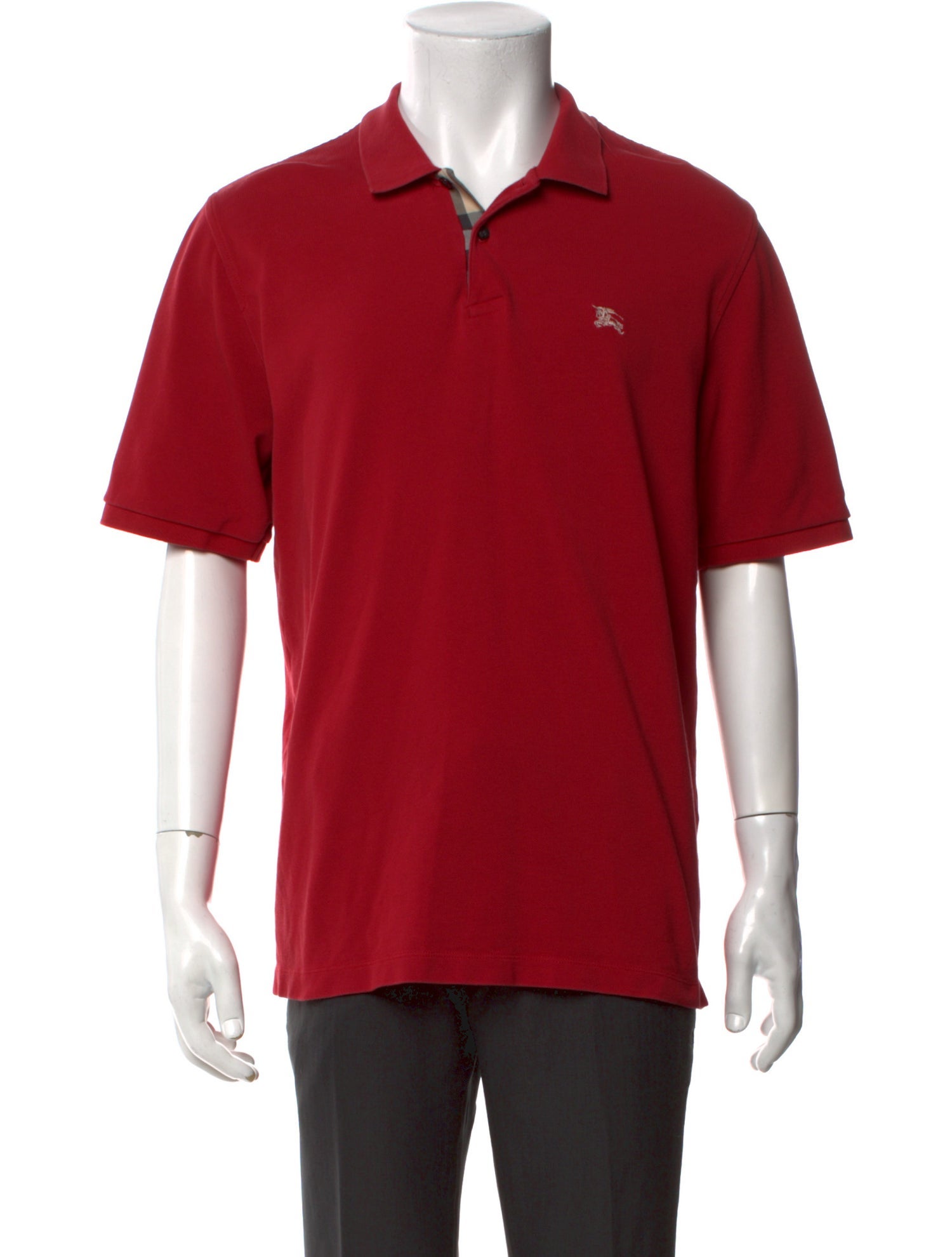 Burberry London Crew Neck Short Sleeve Polo Shirt