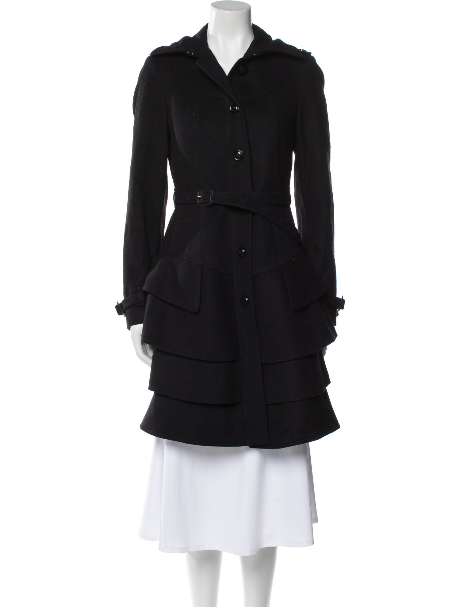Burberry London Virgin Wool Trench Coat
