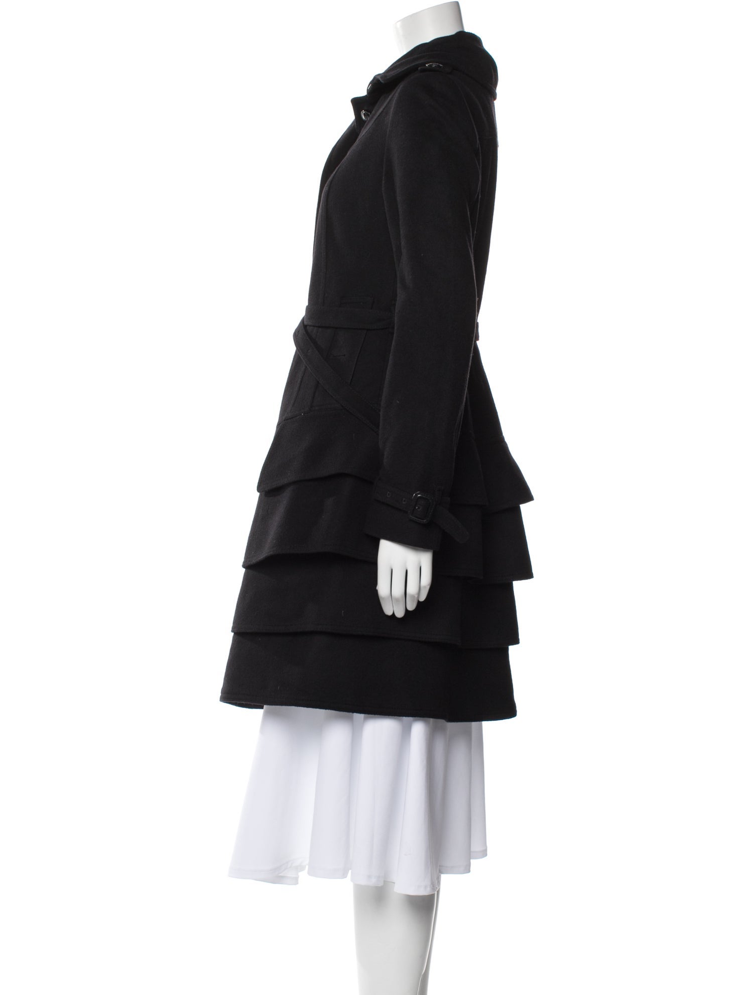 Burberry London Virgin Wool Trench Coat