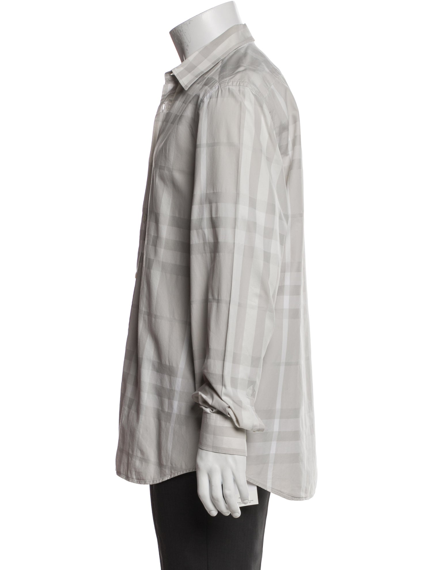 Burberry London Nova Check Pattern Long Sleeve Shirt