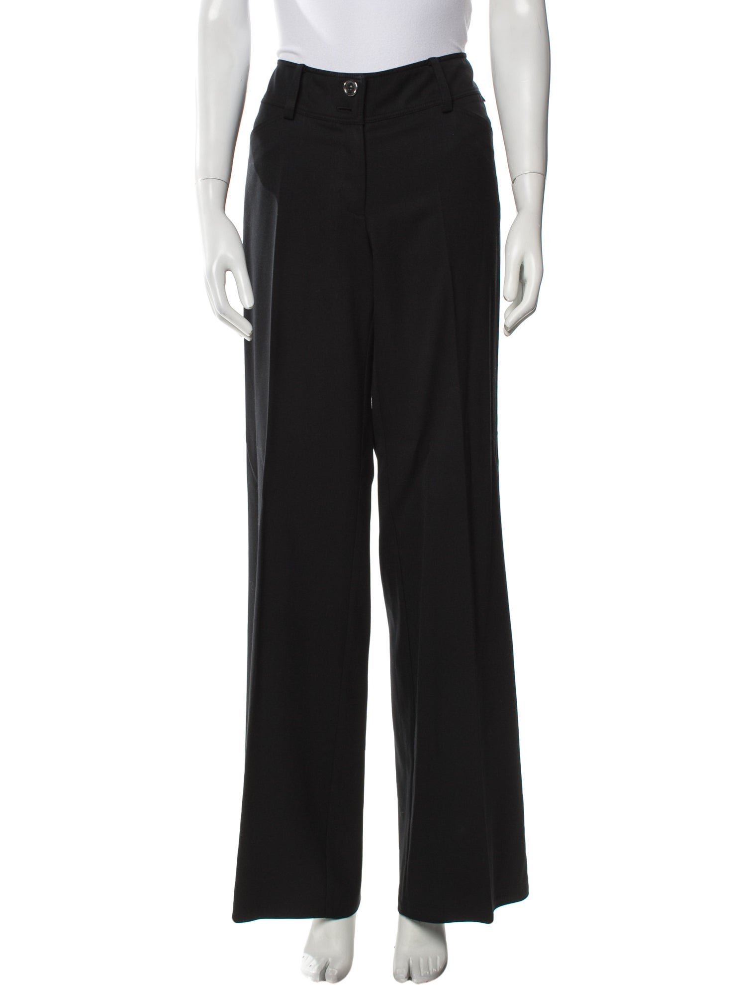 Burberry London Wool Wide Leg Pants