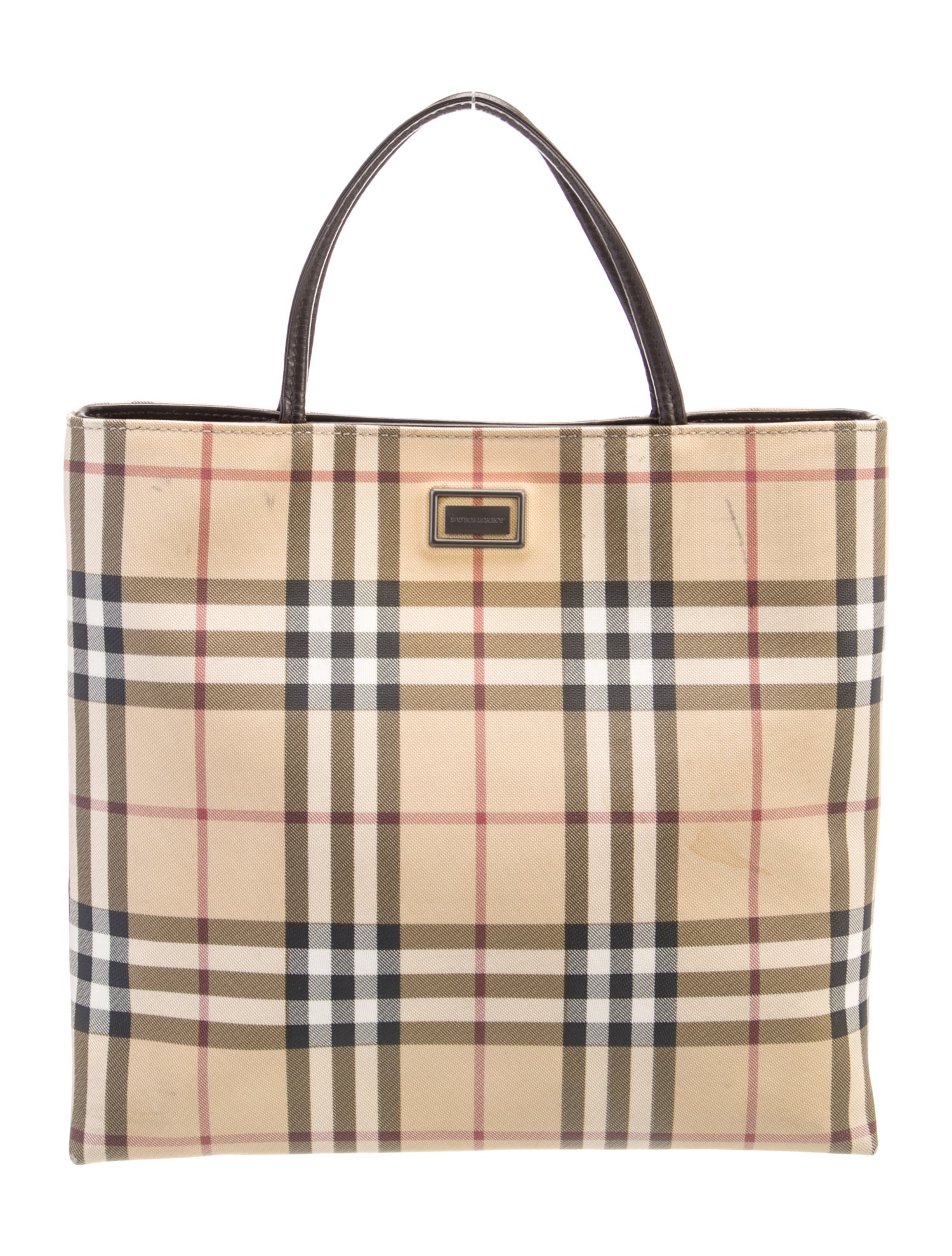 Burberry London Nova Check Top Handle Bag