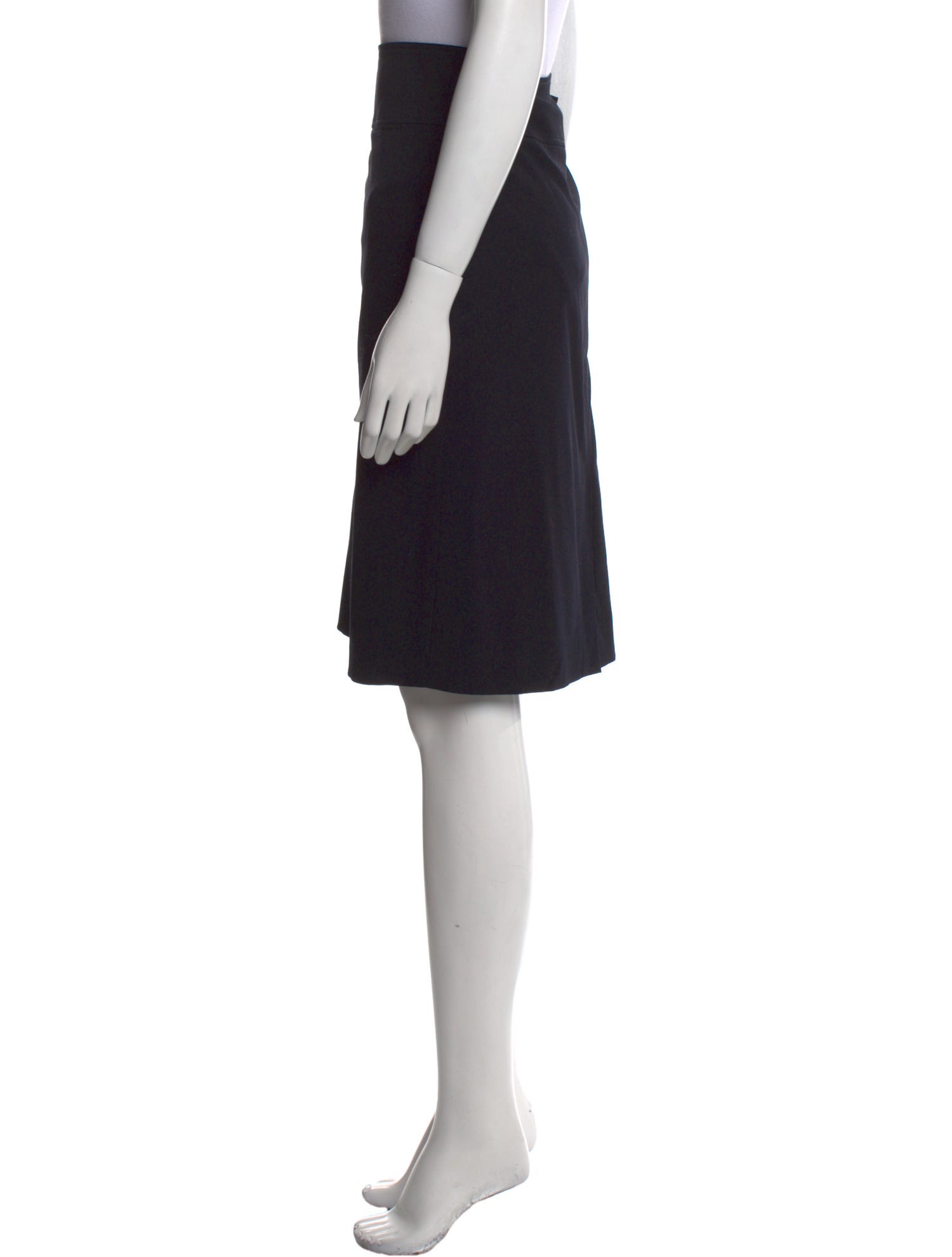 Burberry London Wool Knee-Length Skirt