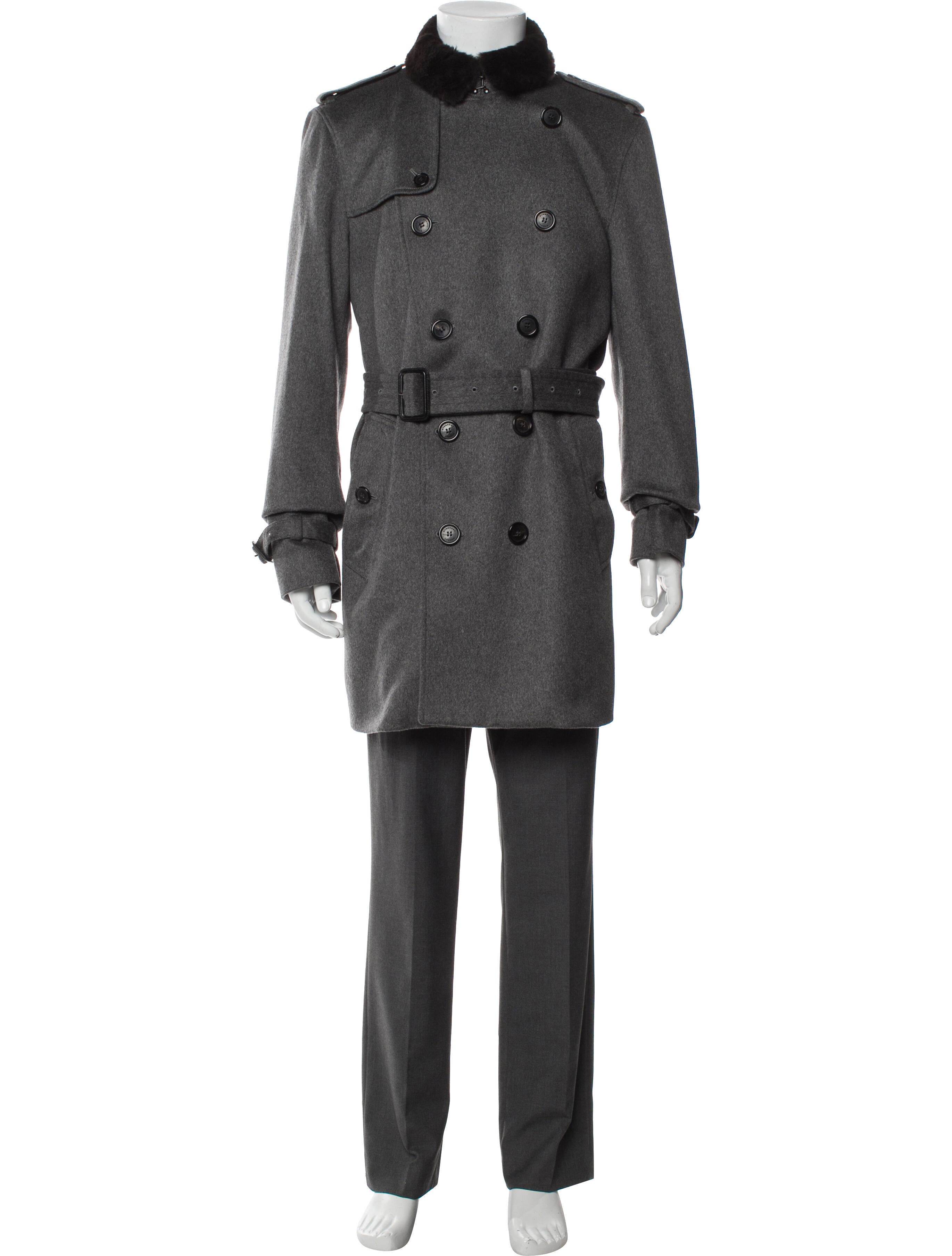 Burberry London Cashmere Trench Coat
