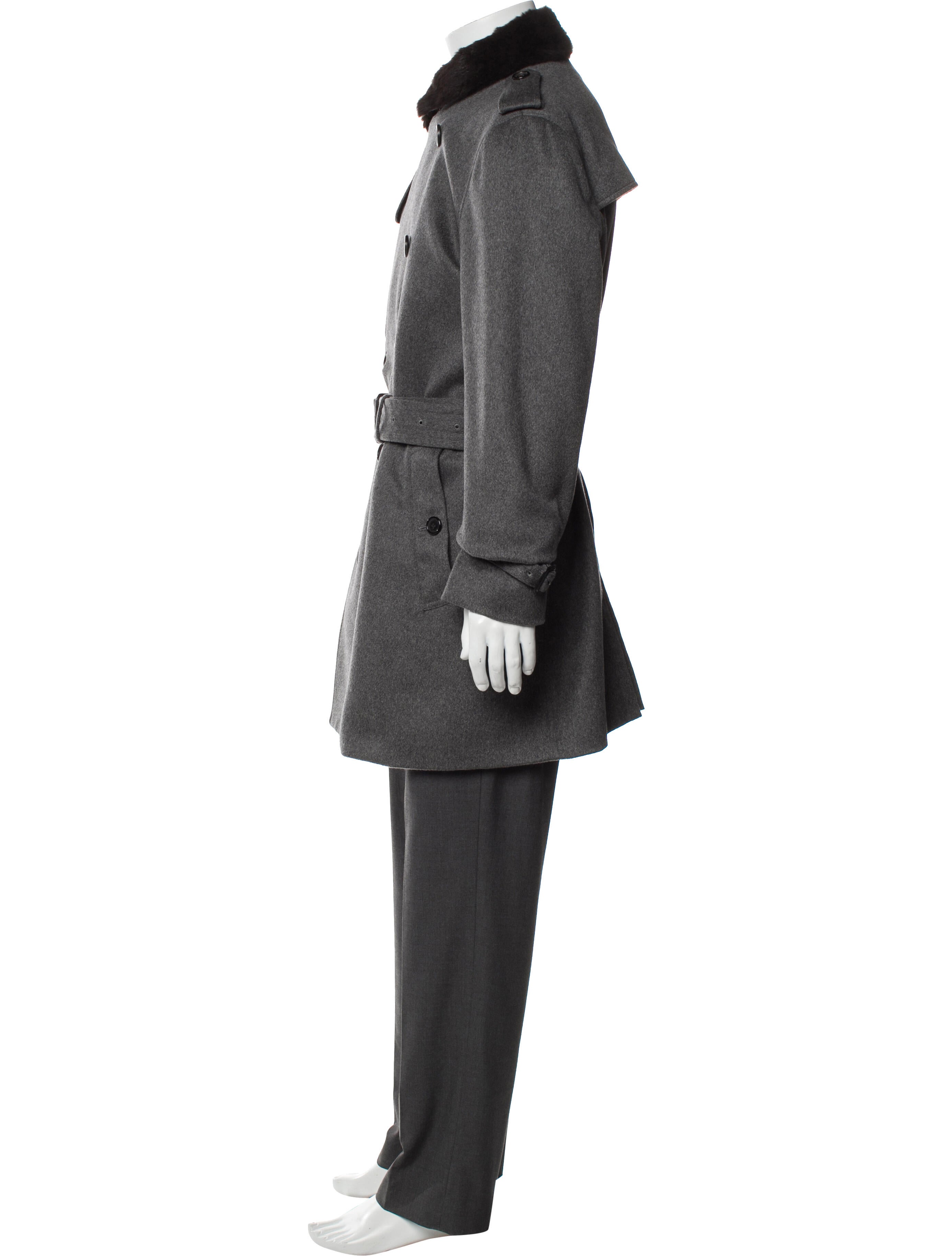 Burberry London Cashmere Trench Coat