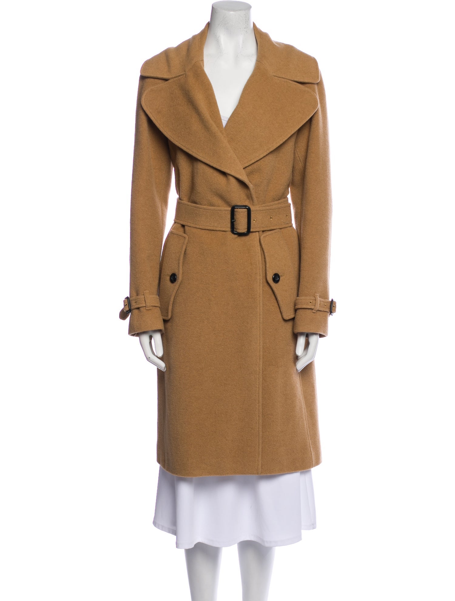 Burberry London Camel Hair Peacoat