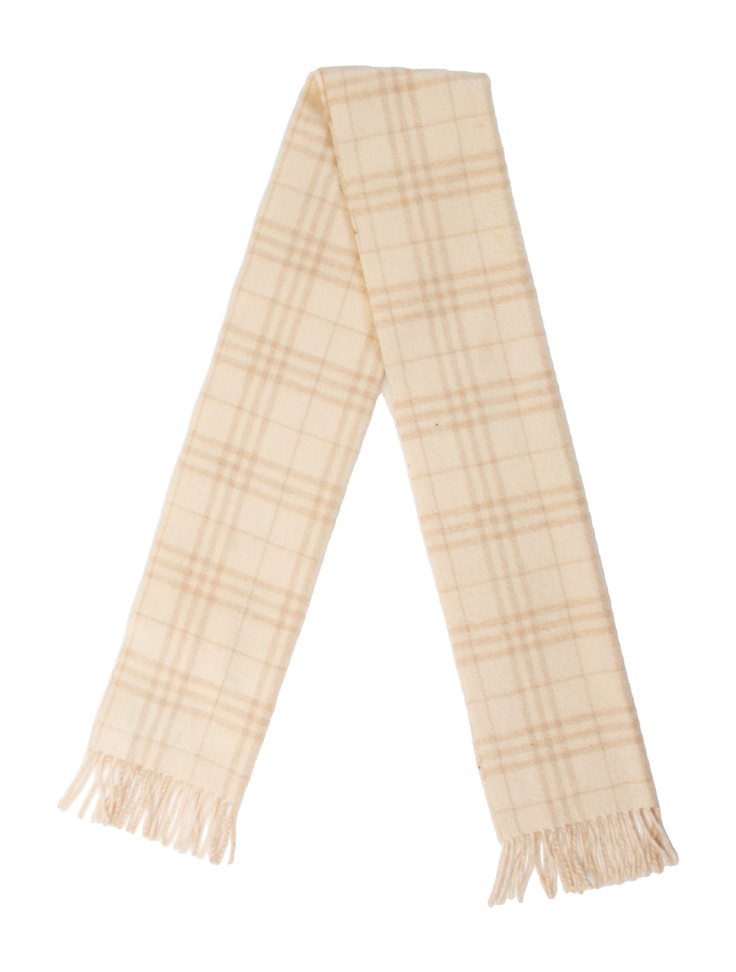 Burberry London Cashmere House Check Pattern Scarf
