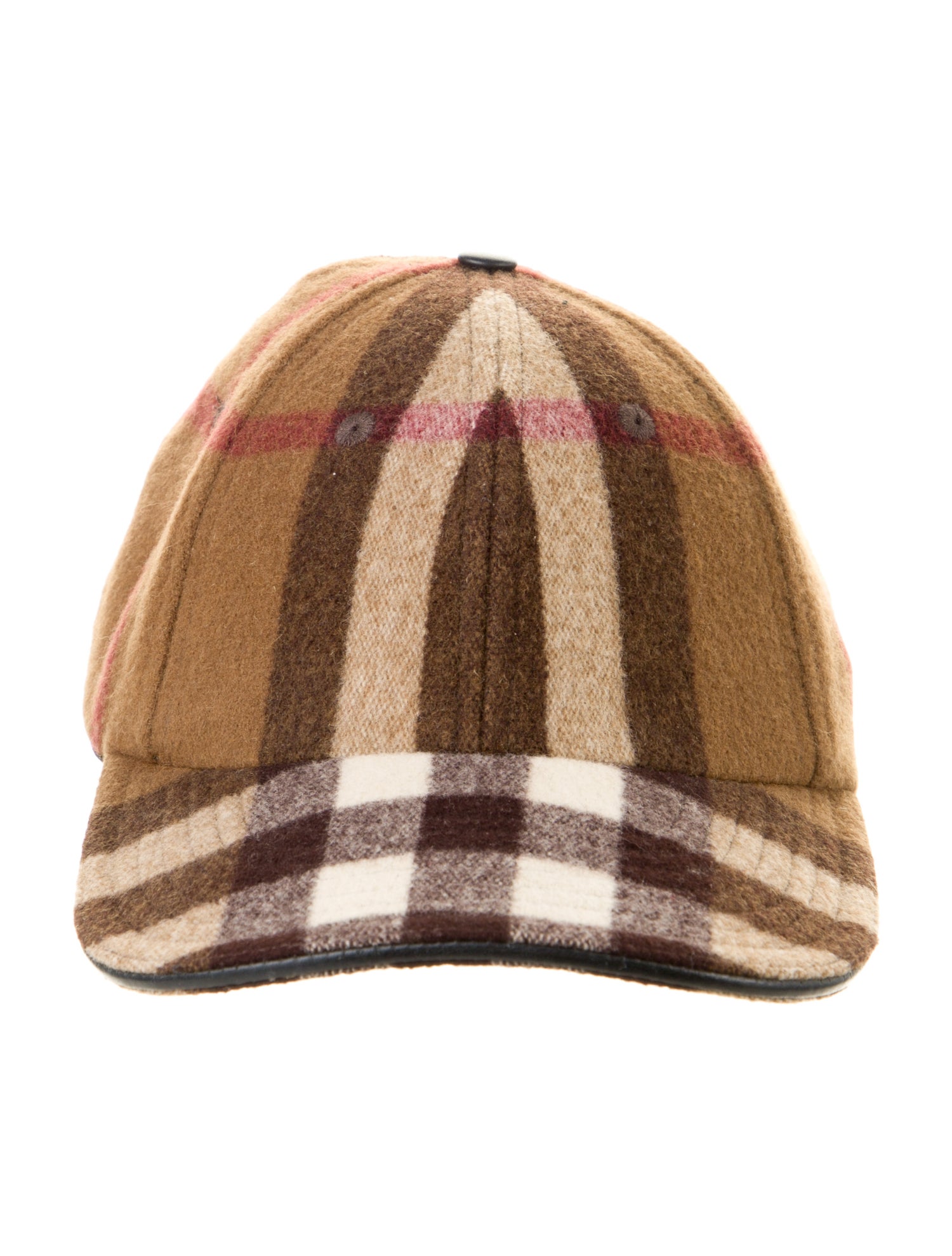 Burberry London Wool Giant Check Baseball Cap