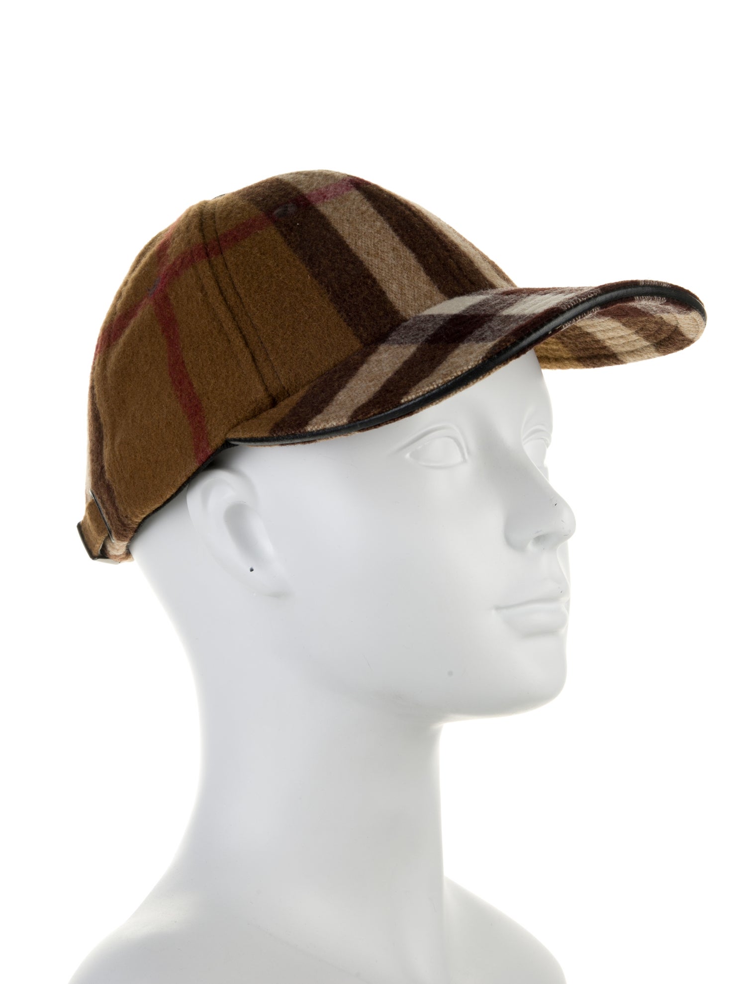 Burberry London Wool Giant Check Baseball Cap