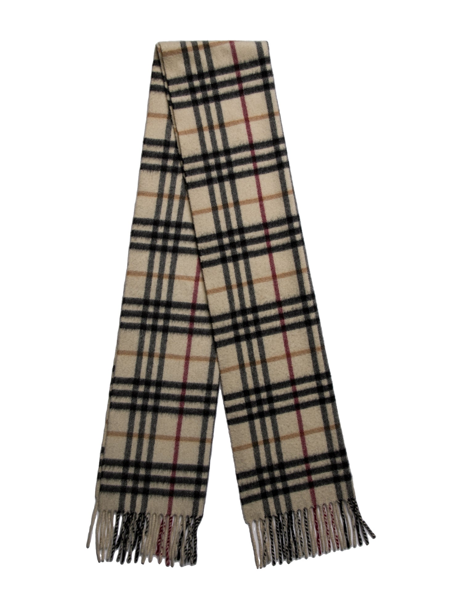 Burberry London Cashmere House Check Pattern Scarf