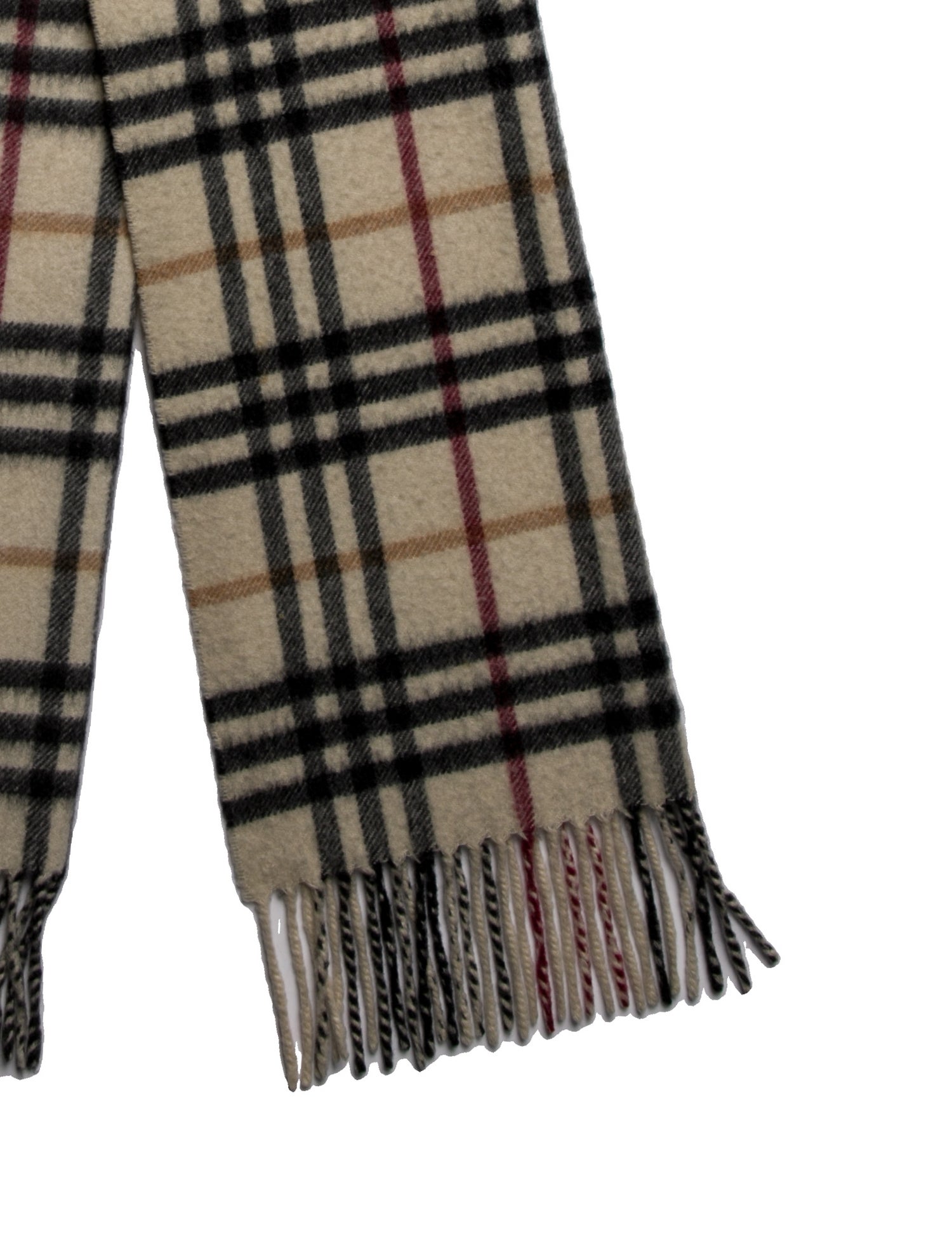 Burberry London Cashmere House Check Pattern Scarf