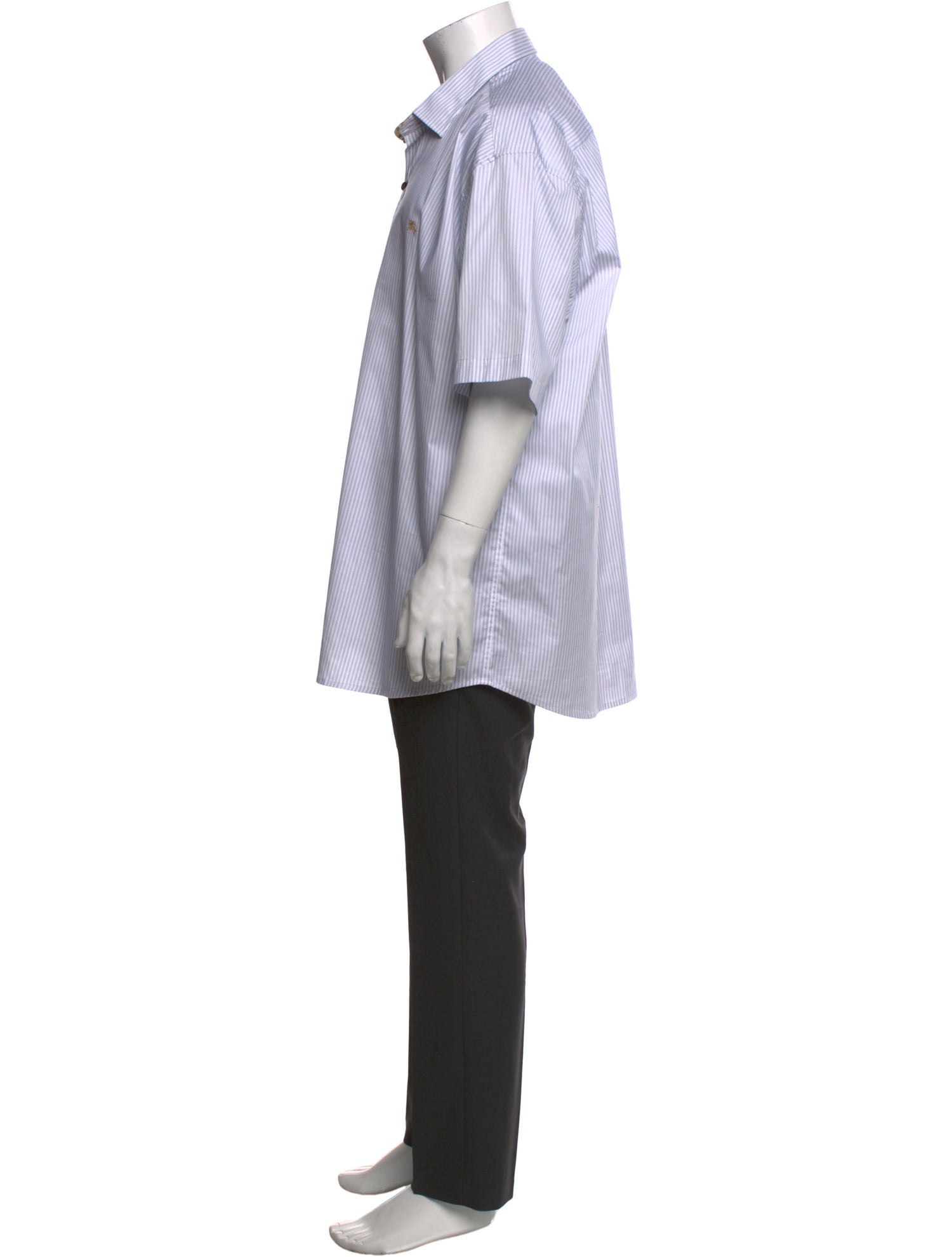 Burberry Striped Short Sleeve Shirt