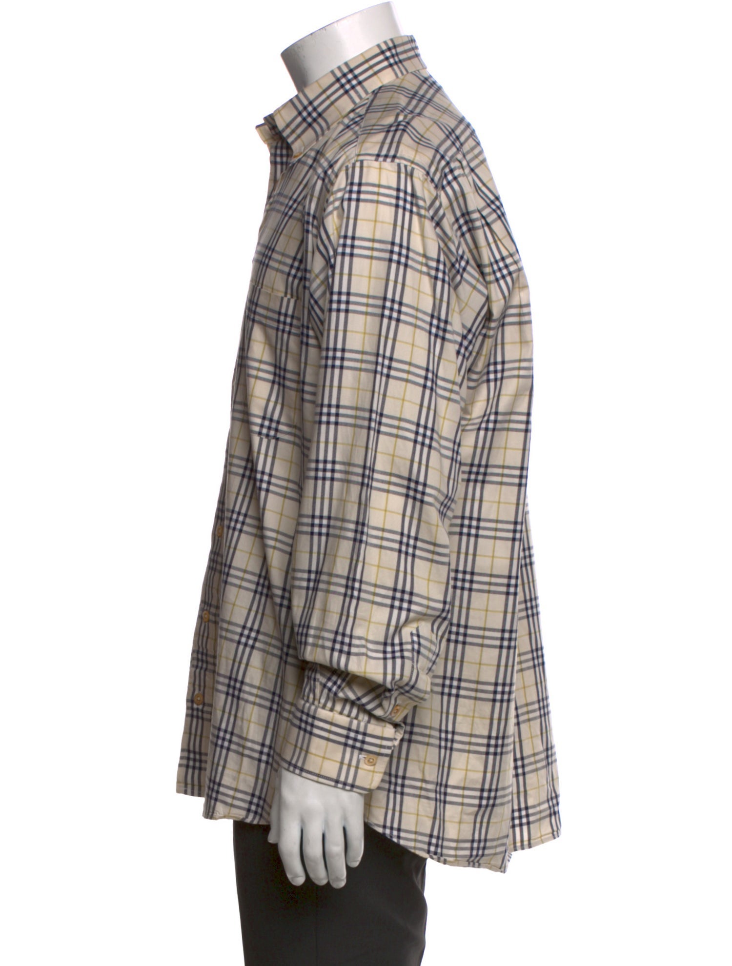 Burberry London Nova Check Pattern Long Sleeve Shirt