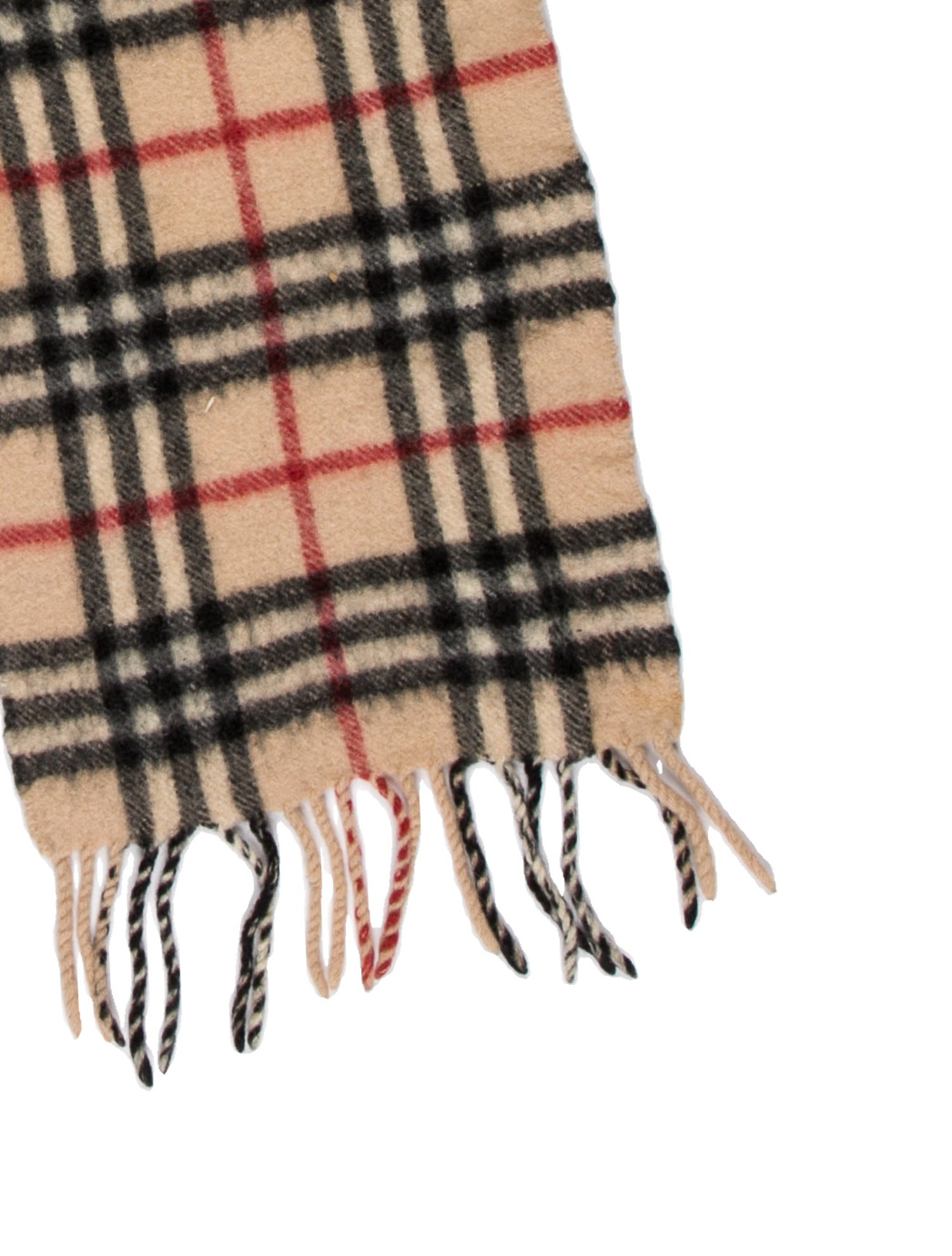 Burberry London Cashmere House Check Pattern Scarf