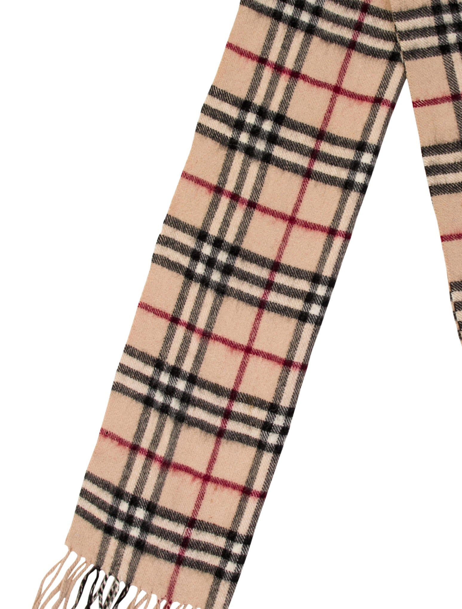 Burberry London Cashmere Striped Scarf