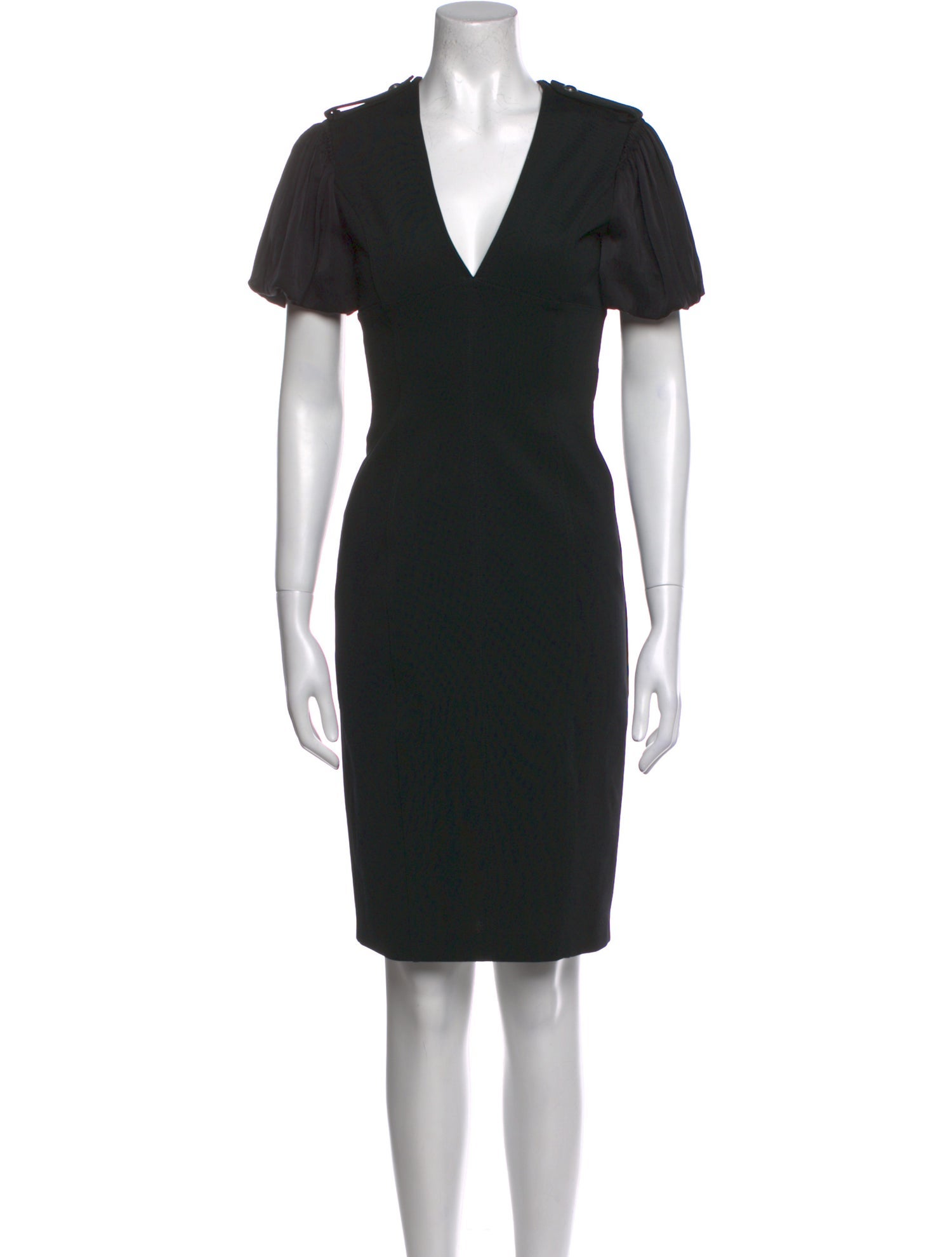 Burberry London V-Neck Mini Dress