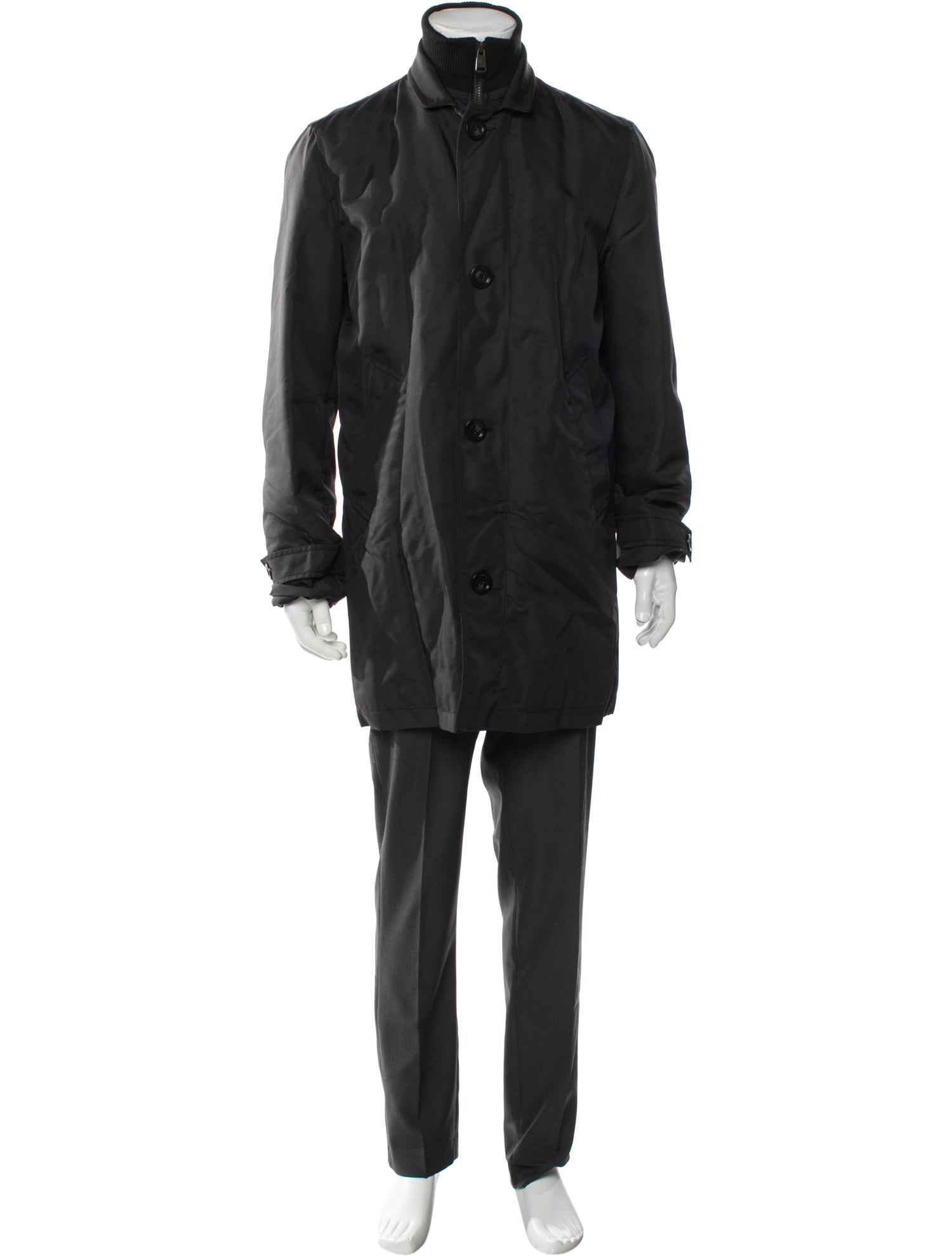 Burberry London Abstract Check Parka