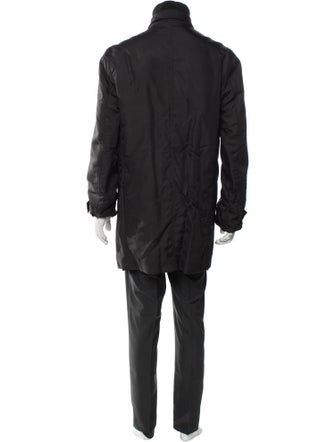 Burberry London Abstract Check Parka