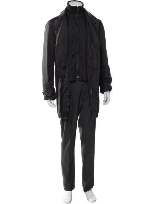 Burberry London Abstract Check Parka