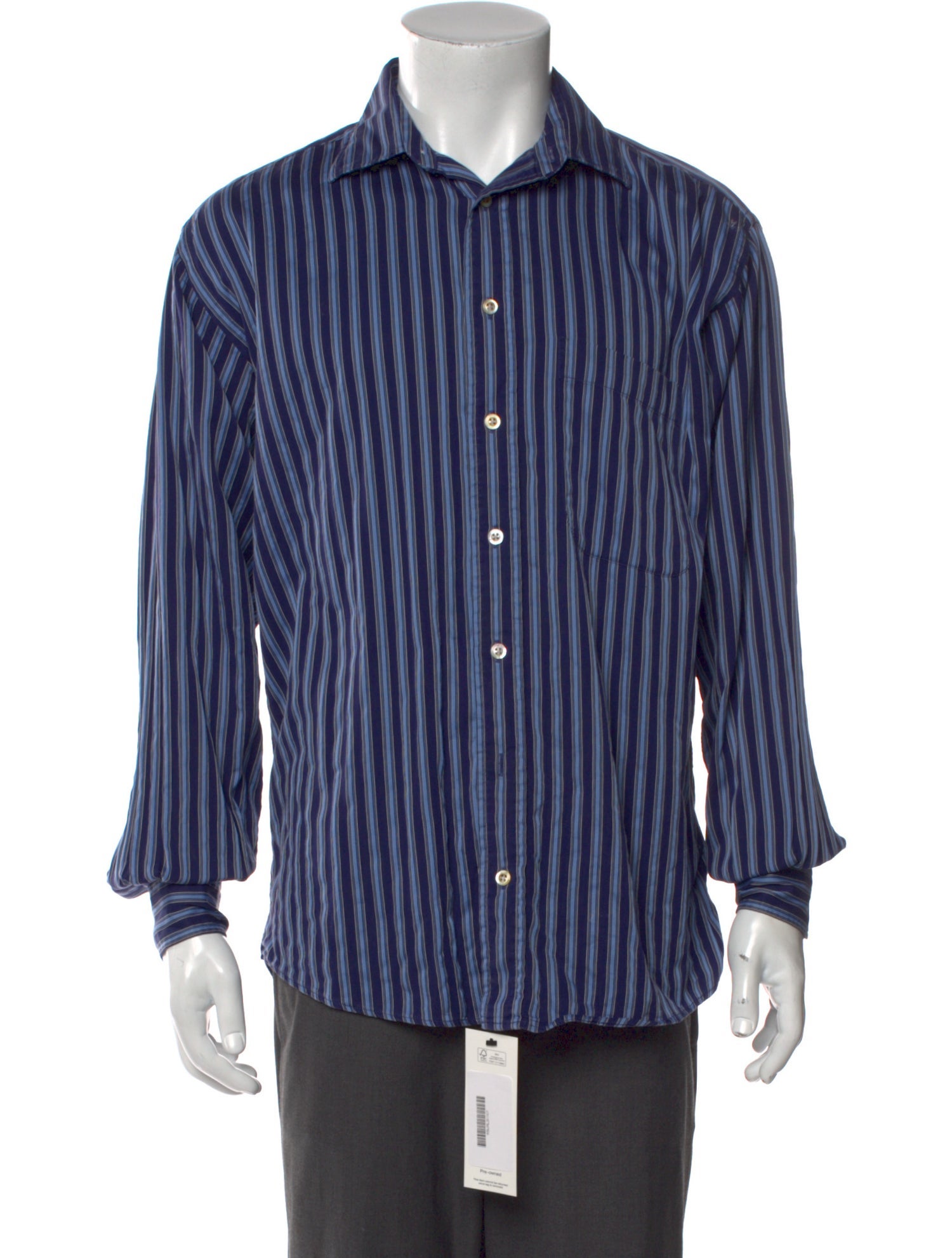 Burberry London Striped Long Sleeve Shirt