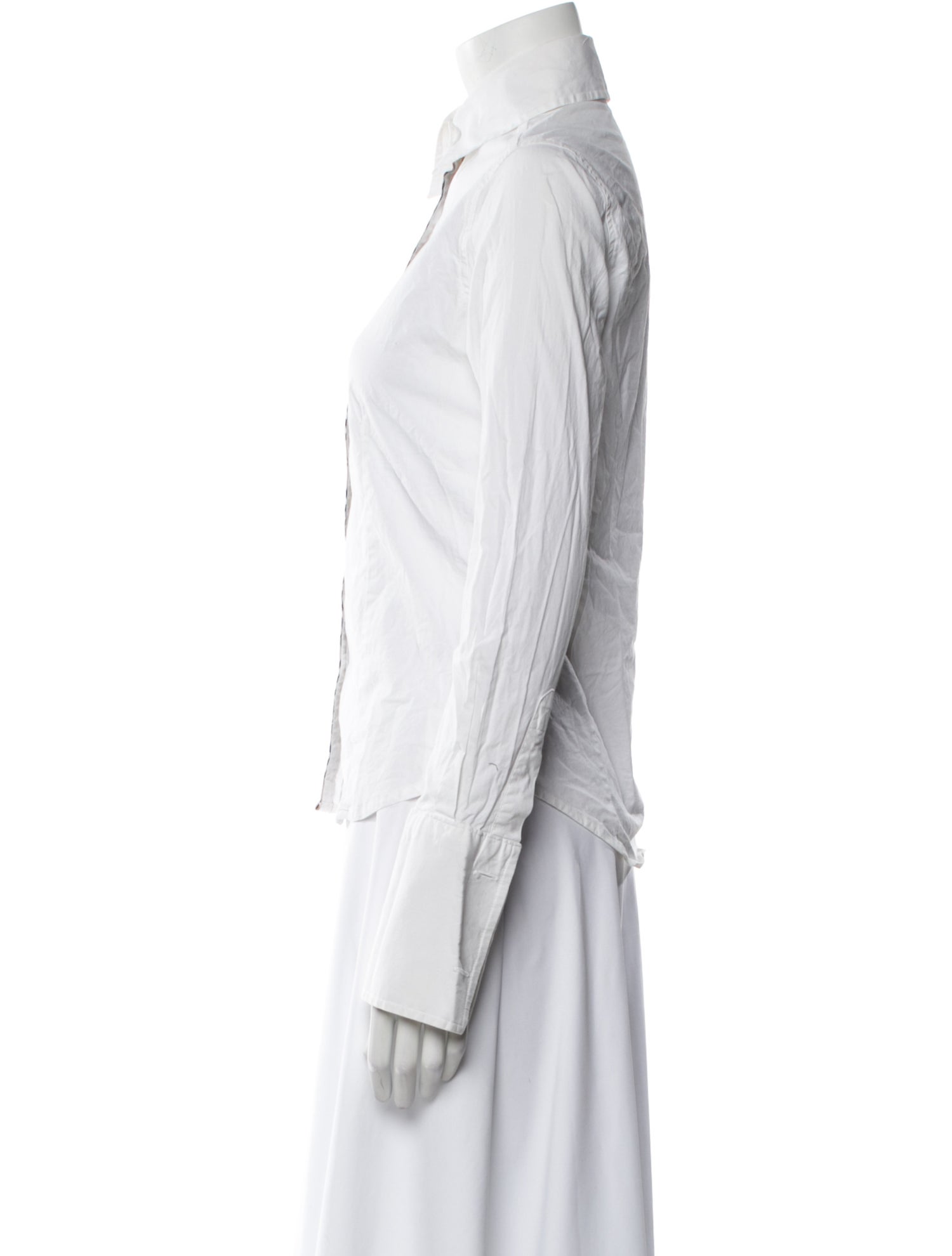 Burberry London Long Sleeve Button-Up Top